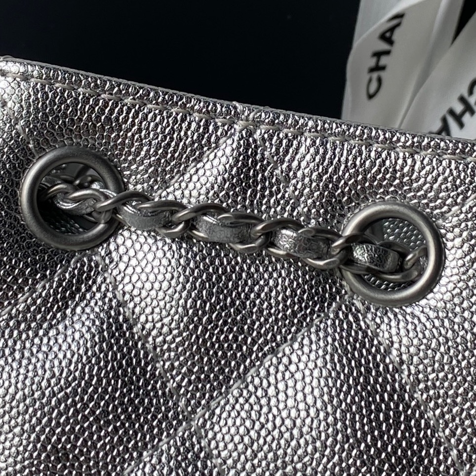 Chanel Style Leather Hobo Bag style reference detail image 5 from source 764346