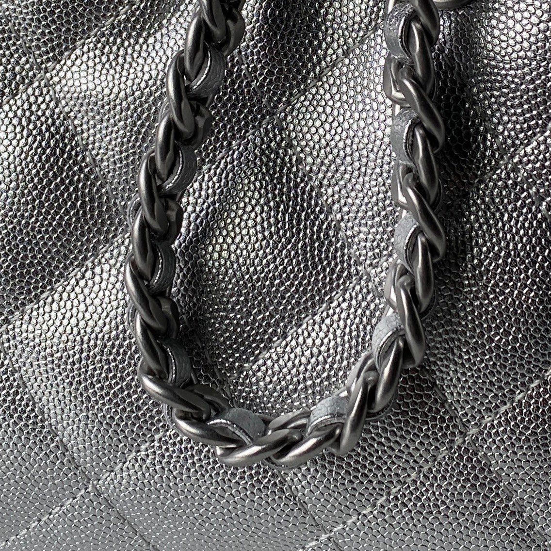 Chanel Style Leather Hobo Bag style reference detail image 6 from source 764346