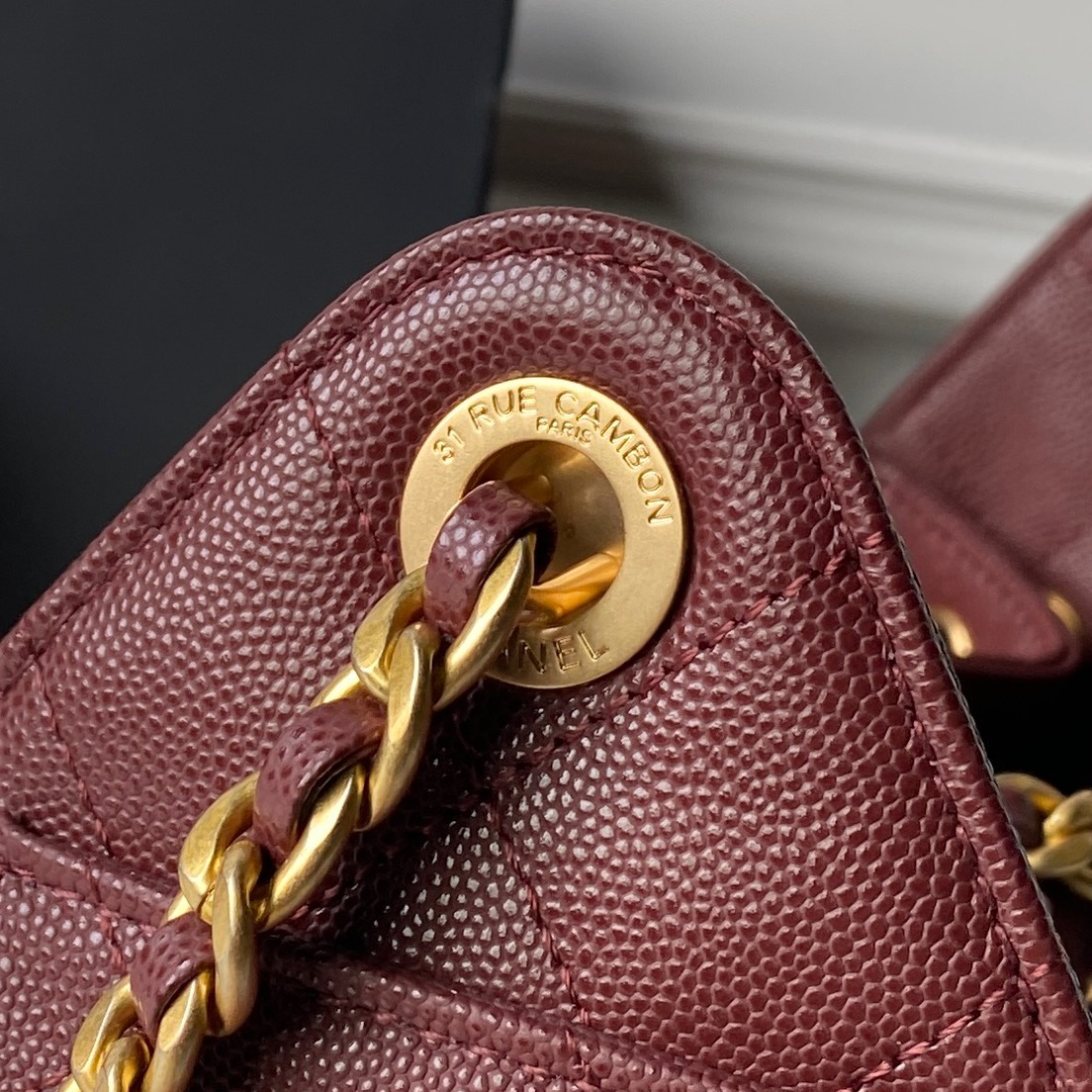 Chanel Style Leather Hobo Bag style reference detail image 6 from source 764345