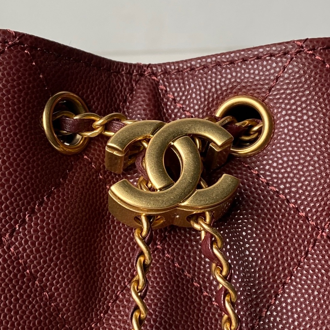 Chanel Style Leather Hobo Bag style reference detail image 3 from source 764345