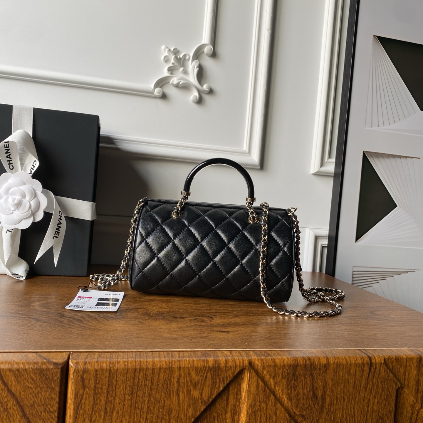 Chanel Style Leather Chain Bag Lookbook Reference image 2