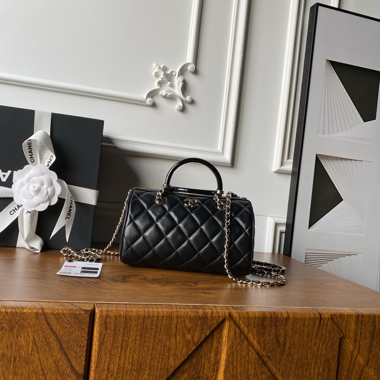 Chanel Style Leather Chain Bag Lookbook Reference image 1