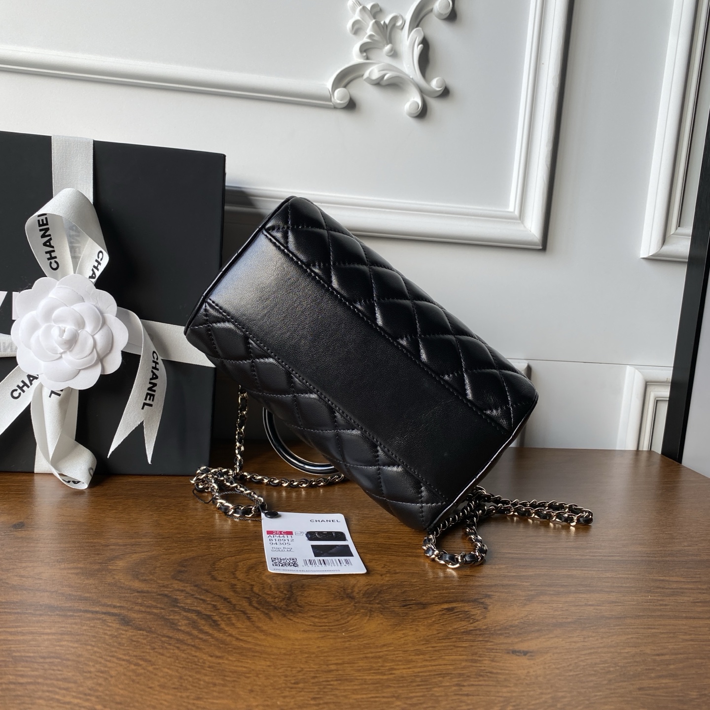 Chanel Style Leather Chain Bag Bags Chain Bag detail image 9 from source 764368
