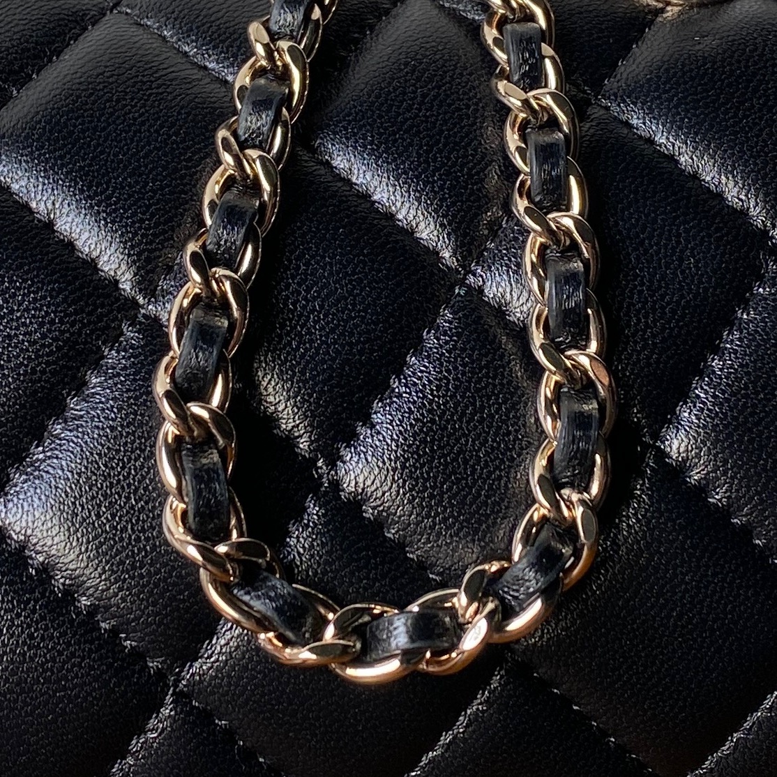 Chanel Style Leather Chain Bag Bags Chain Bag detail image 5 from source 764368