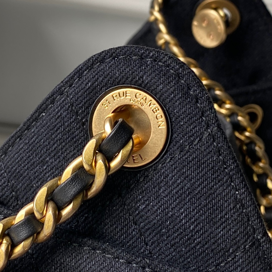 Chanel Style Leather Hobo Bag style reference detail image 5 from source 764344