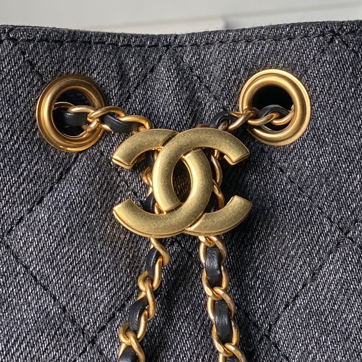 Chanel Style Leather Hobo Bag style reference detail image 3 from source 764344