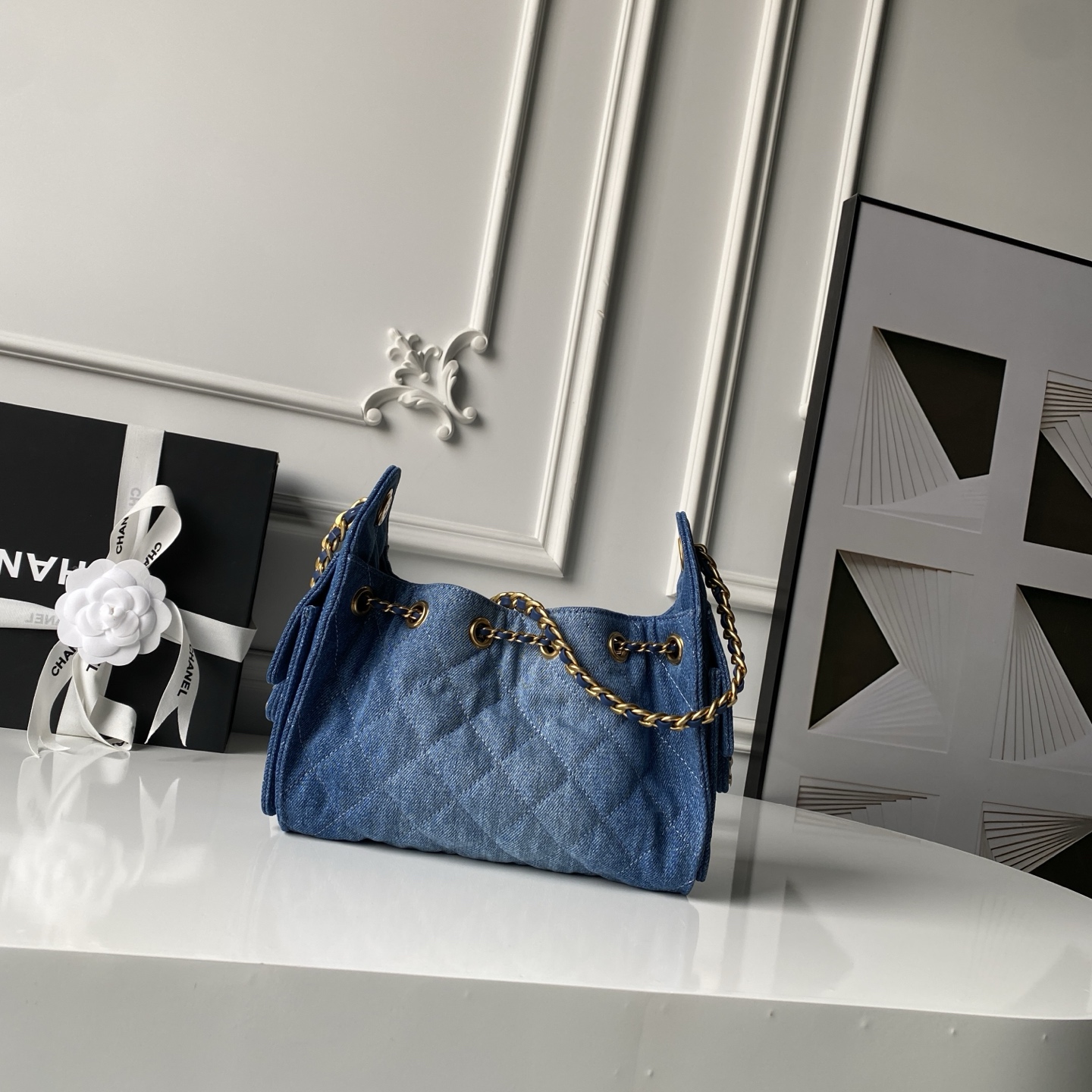 Chanel Style Leather Hobo Bag Lookbook Reference image 2