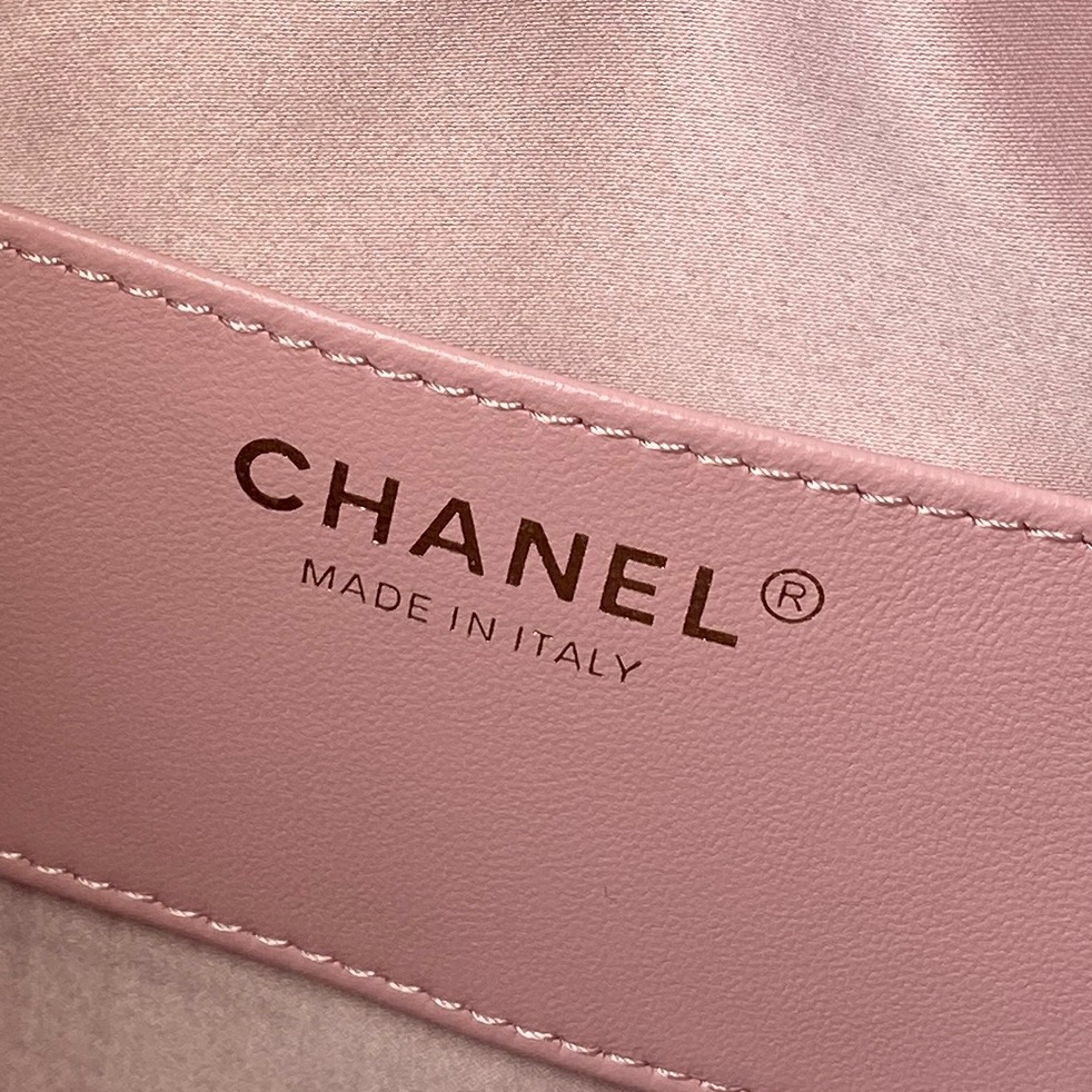 Chanel Style Leather Hobo Bag style reference detail image 9 from source 764347