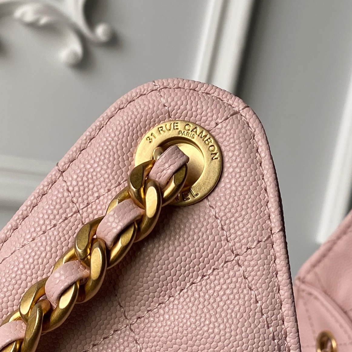 Chanel Style Leather Hobo Bag style reference detail image 4 from source 764347