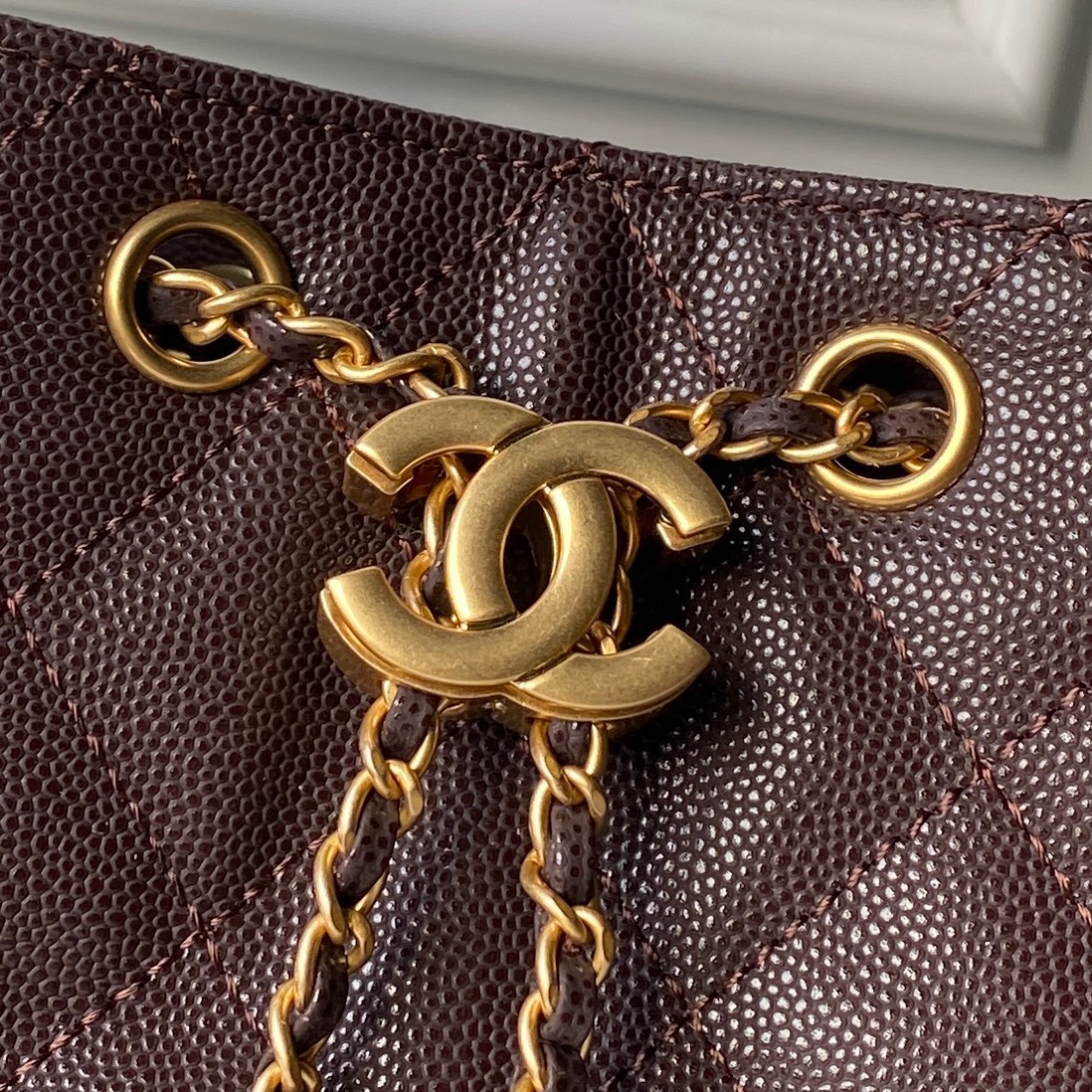 Chanel Style Leather Hobo Bag style reference detail image 3 from source 764348