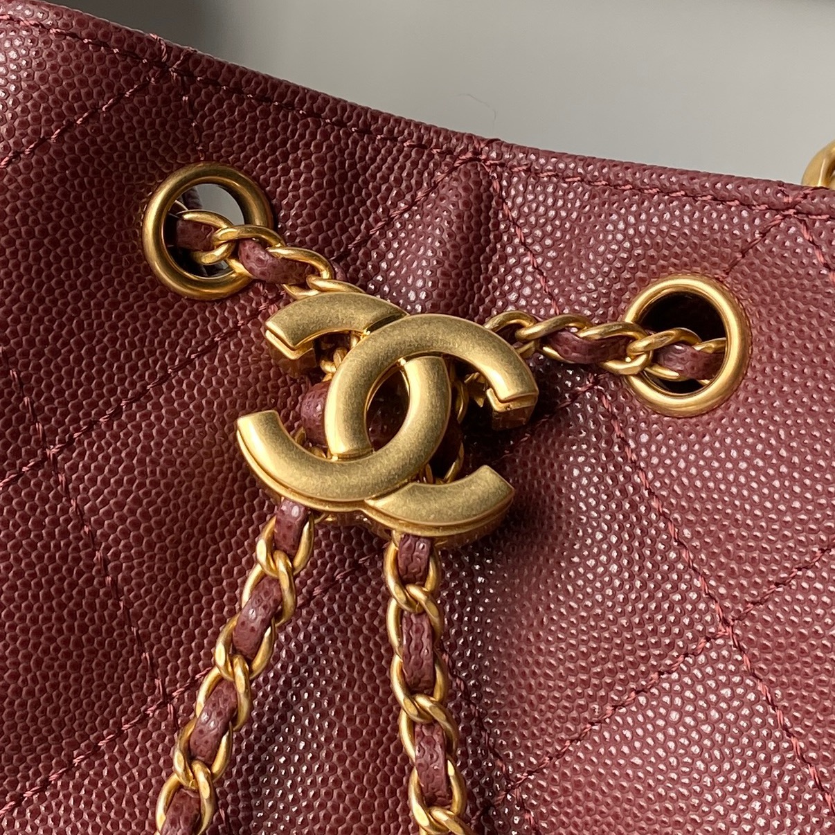 Chanel Style Leather Hobo Bag style reference detail image 3 from source 764349