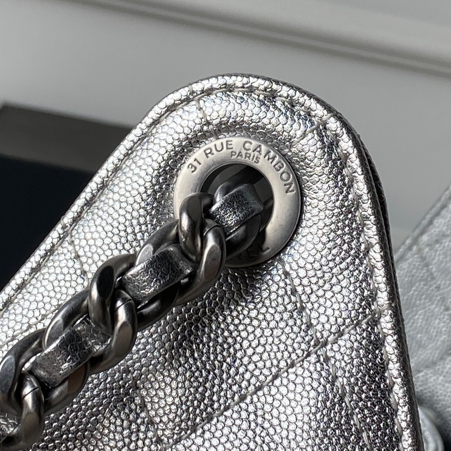 Chanel Style Leather Hobo Bag style reference detail image 9 from source 785928