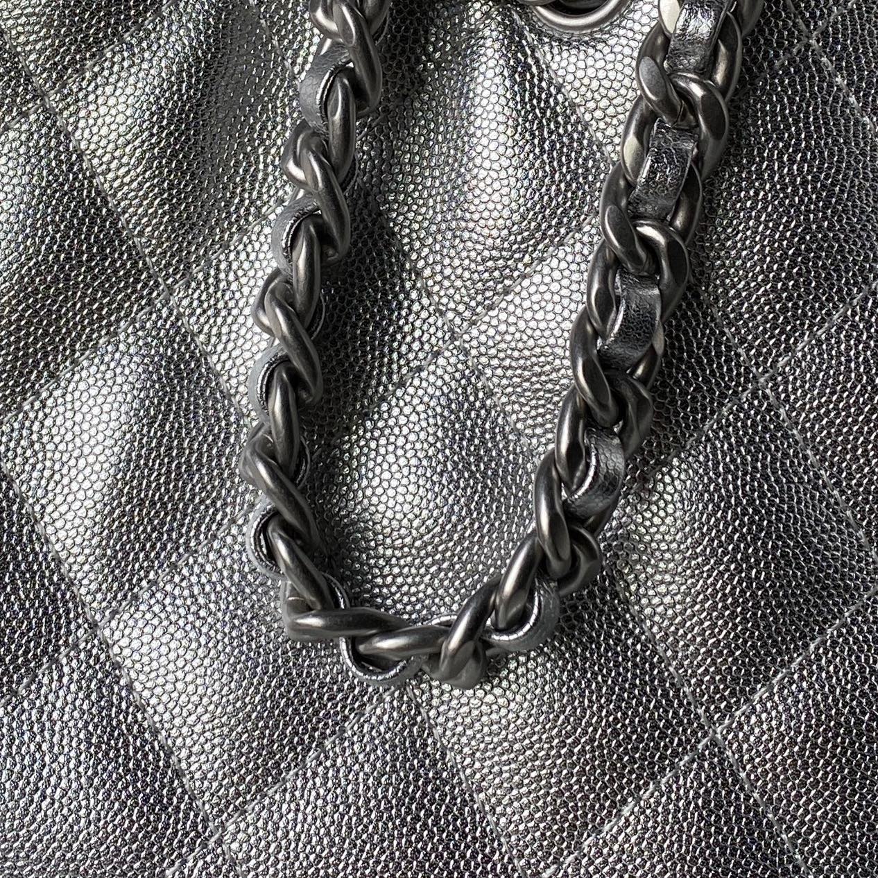 Chanel Style Leather Hobo Bag style reference detail image 4 from source 785928