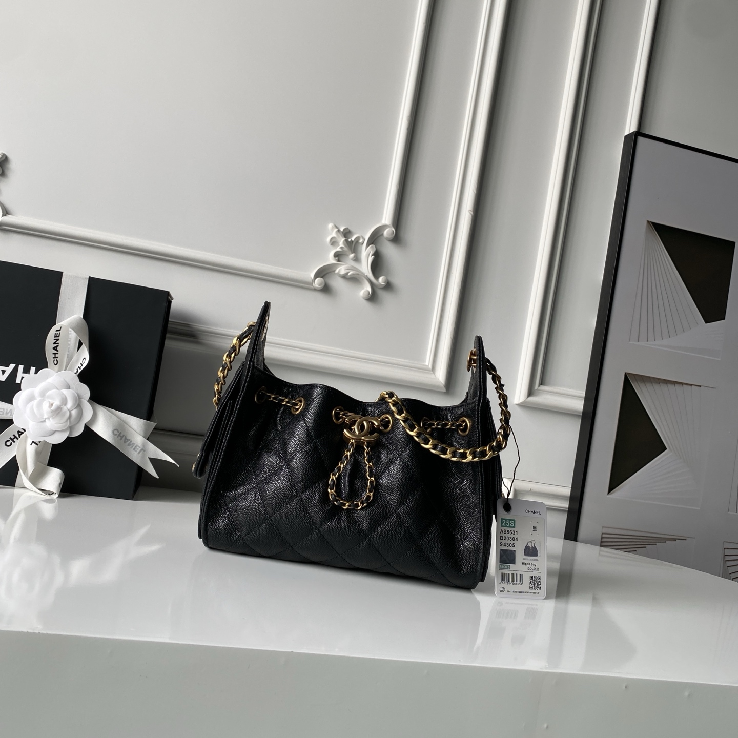 Chanel Style Leather Hobo Bag Lookbook Reference image 1