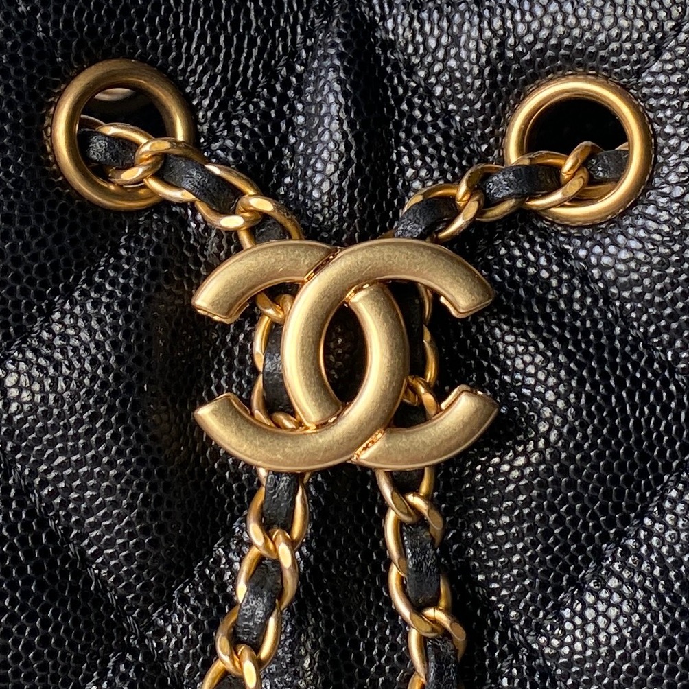 Chanel Style Leather Hobo Bag style reference detail image 3 from source 776477