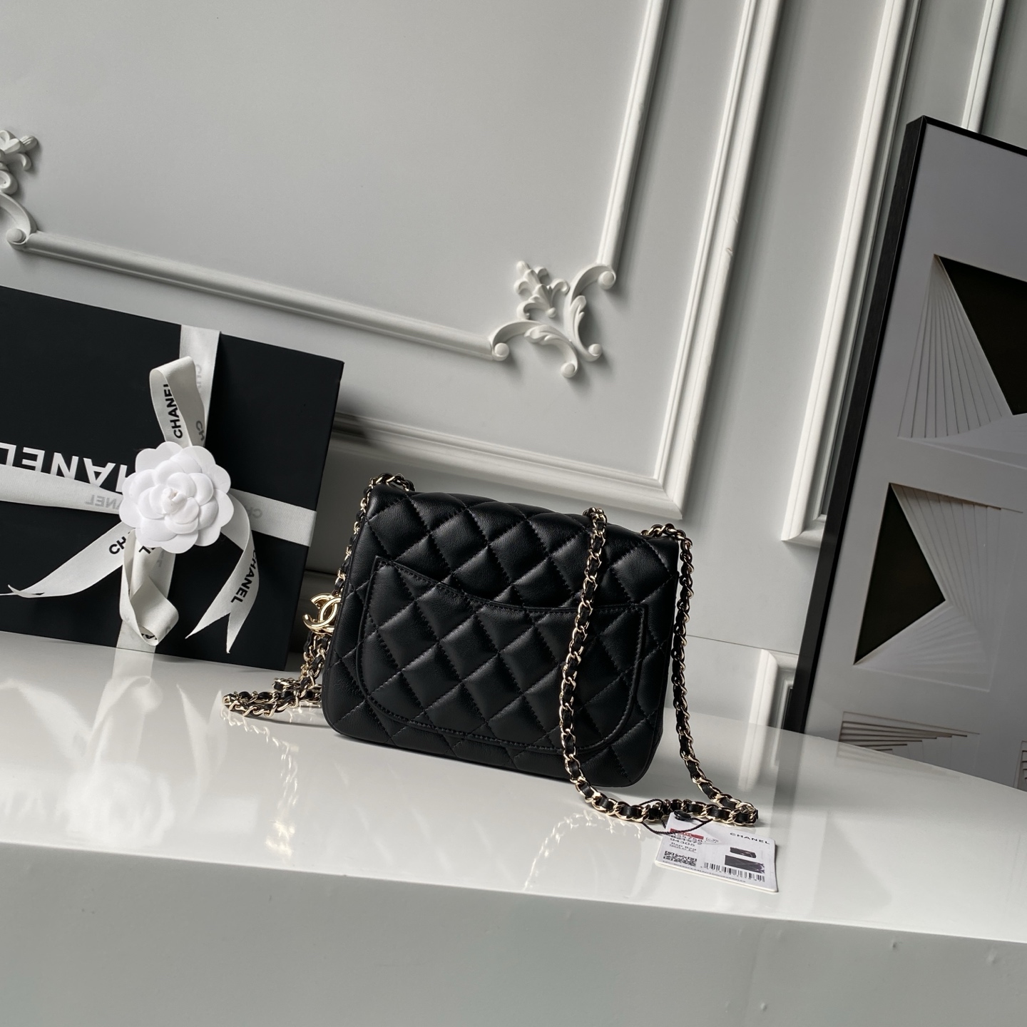 Chanel Style Leather Chain Bag Lookbook Reference image 2