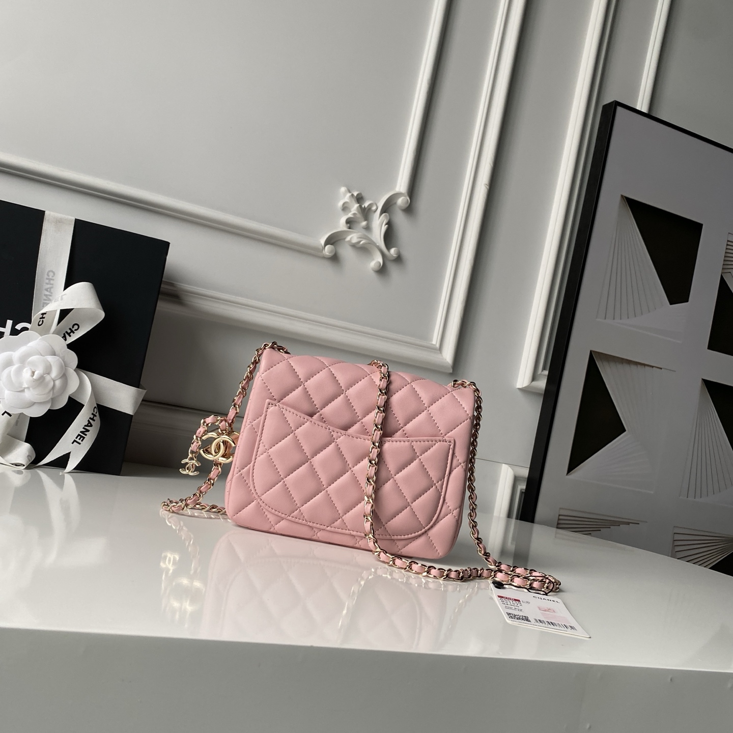 Chanel Style Leather Chain Bag Lookbook Reference image 2