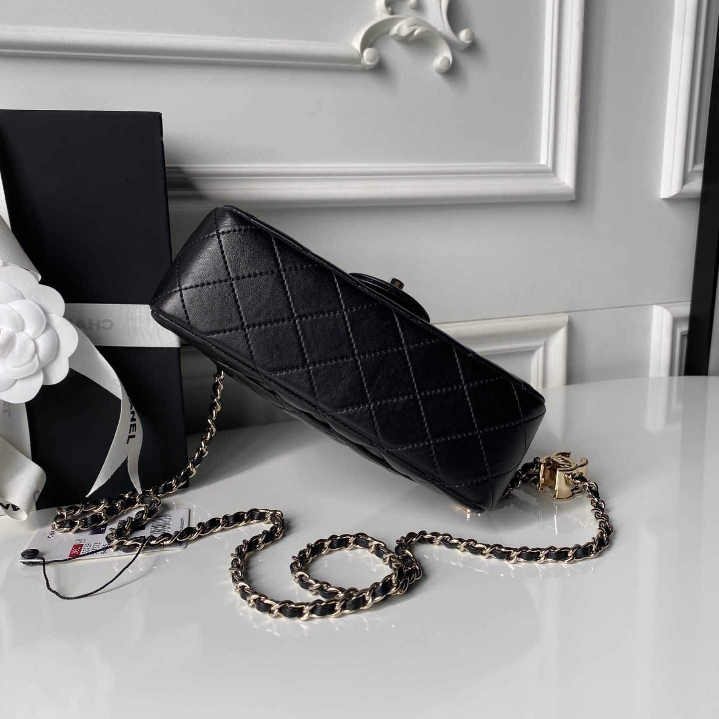 Chanel Style Leather Chain Bag style reference detail image 6 from source 776478