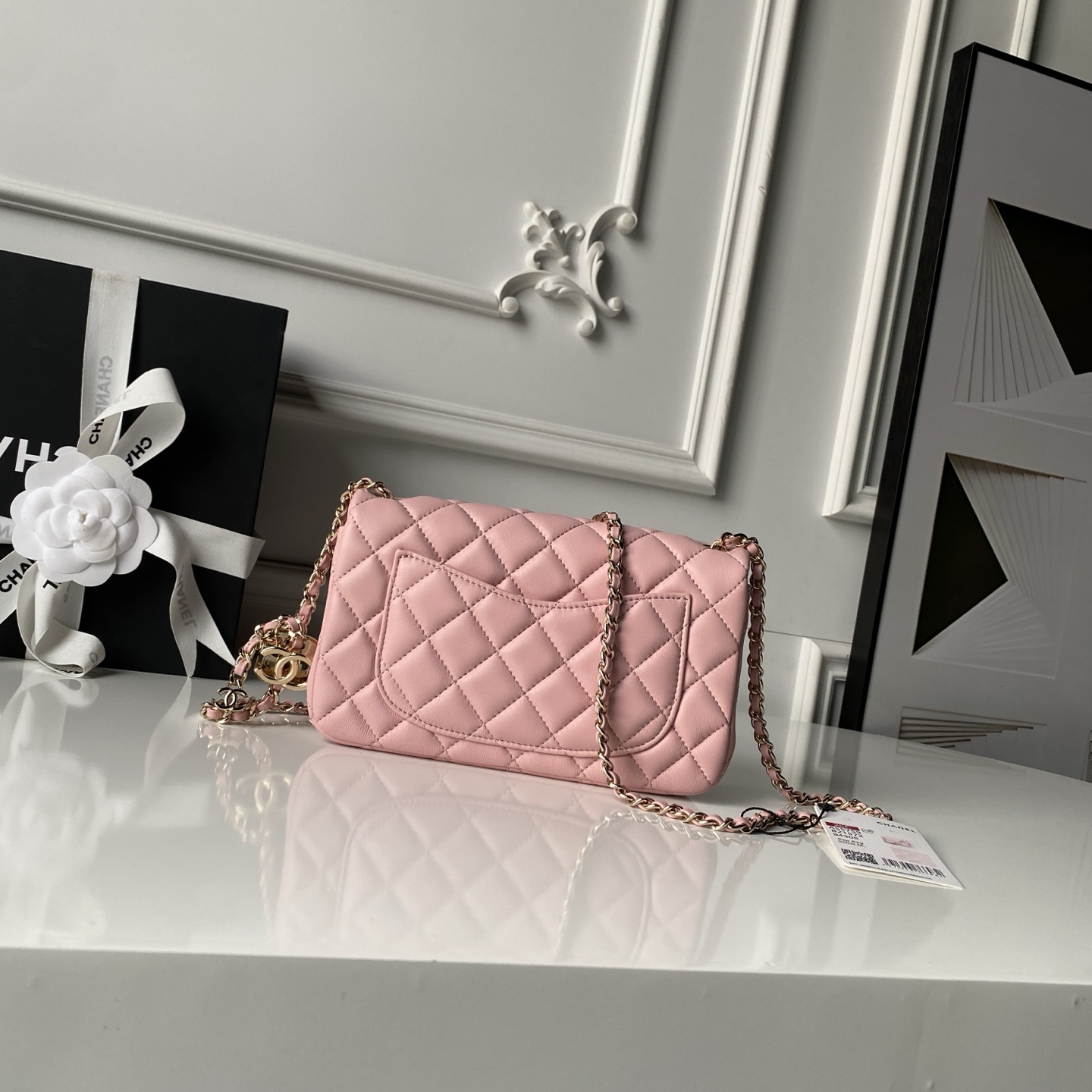 Chanel Style Leather Chain Bag Lookbook Reference image 2