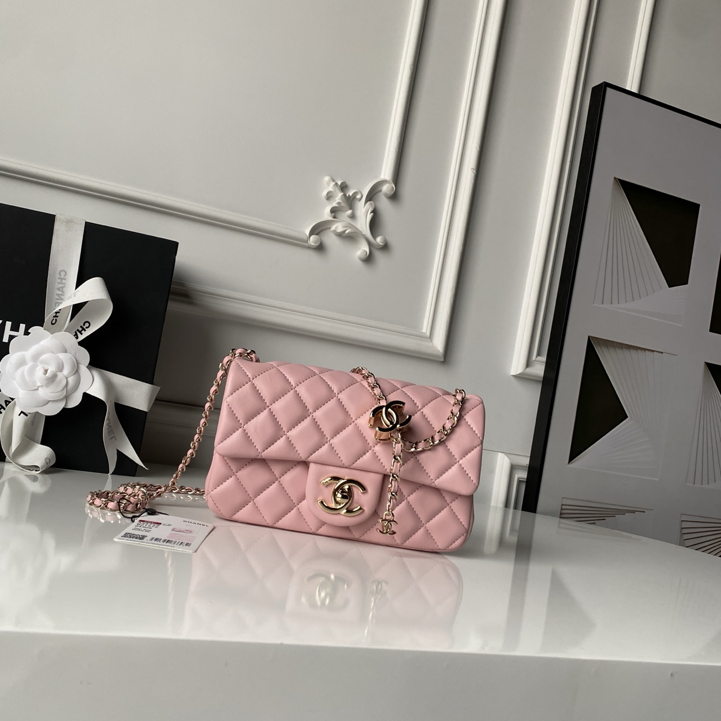 Chanel Style Leather Chain Bag Lookbook Reference image 1