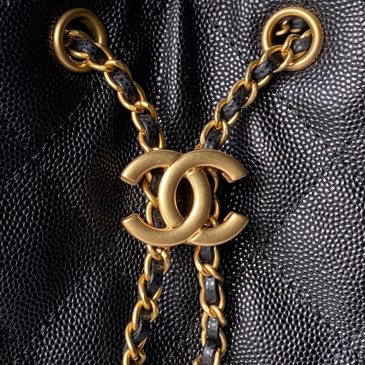 Chanel Style Leather Hobo Bag style reference detail image 3 from source 776476