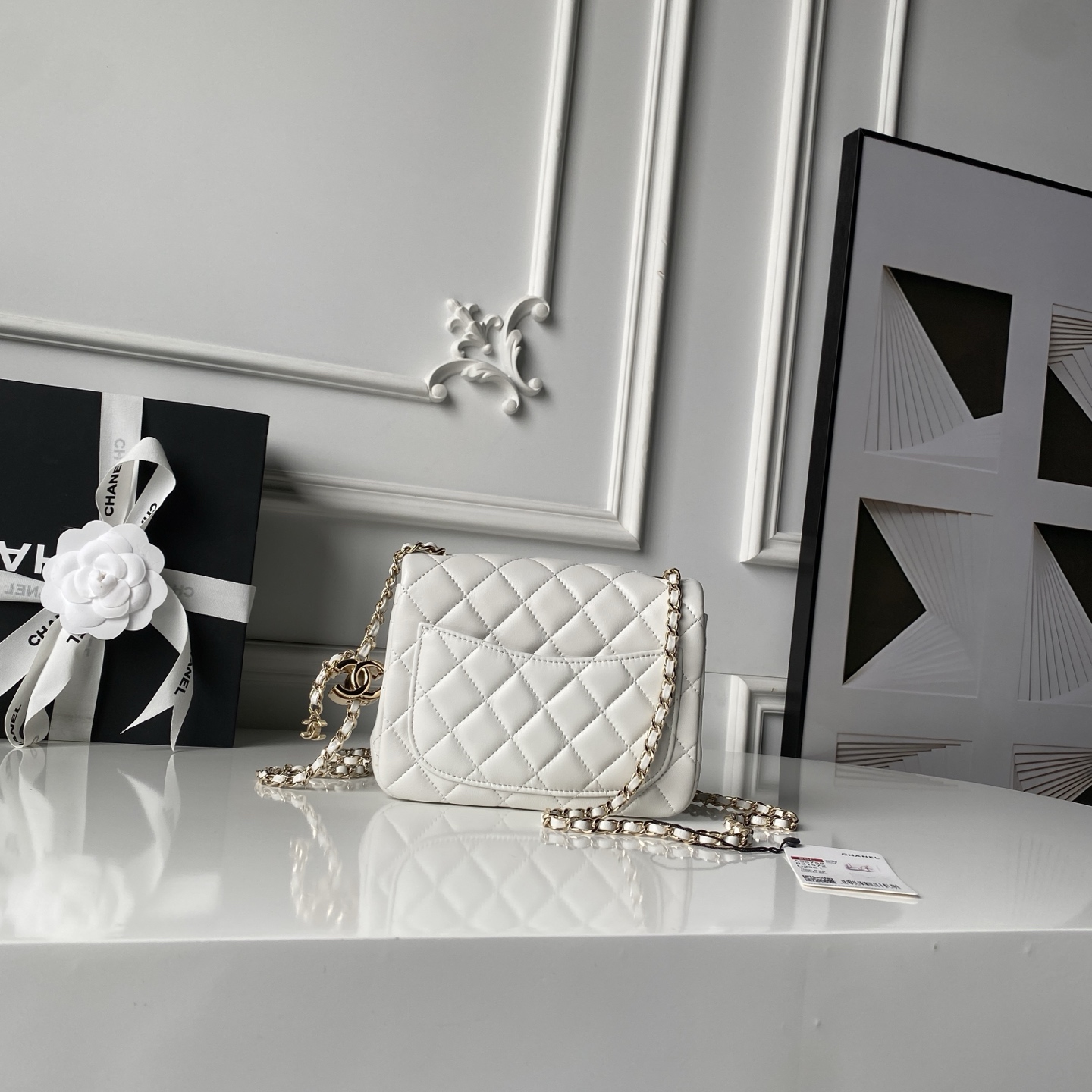 Chanel Style Leather Chain Bag Lookbook Reference image 2