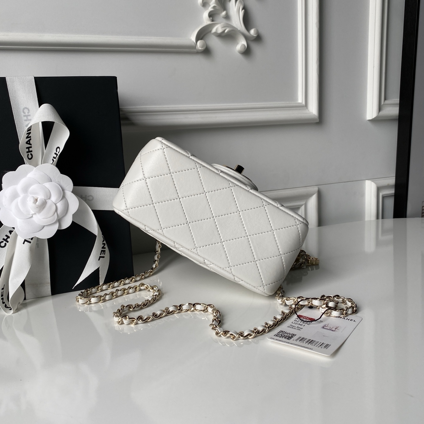 Chanel Style Leather Chain Bag style reference detail image 6 from source 776486