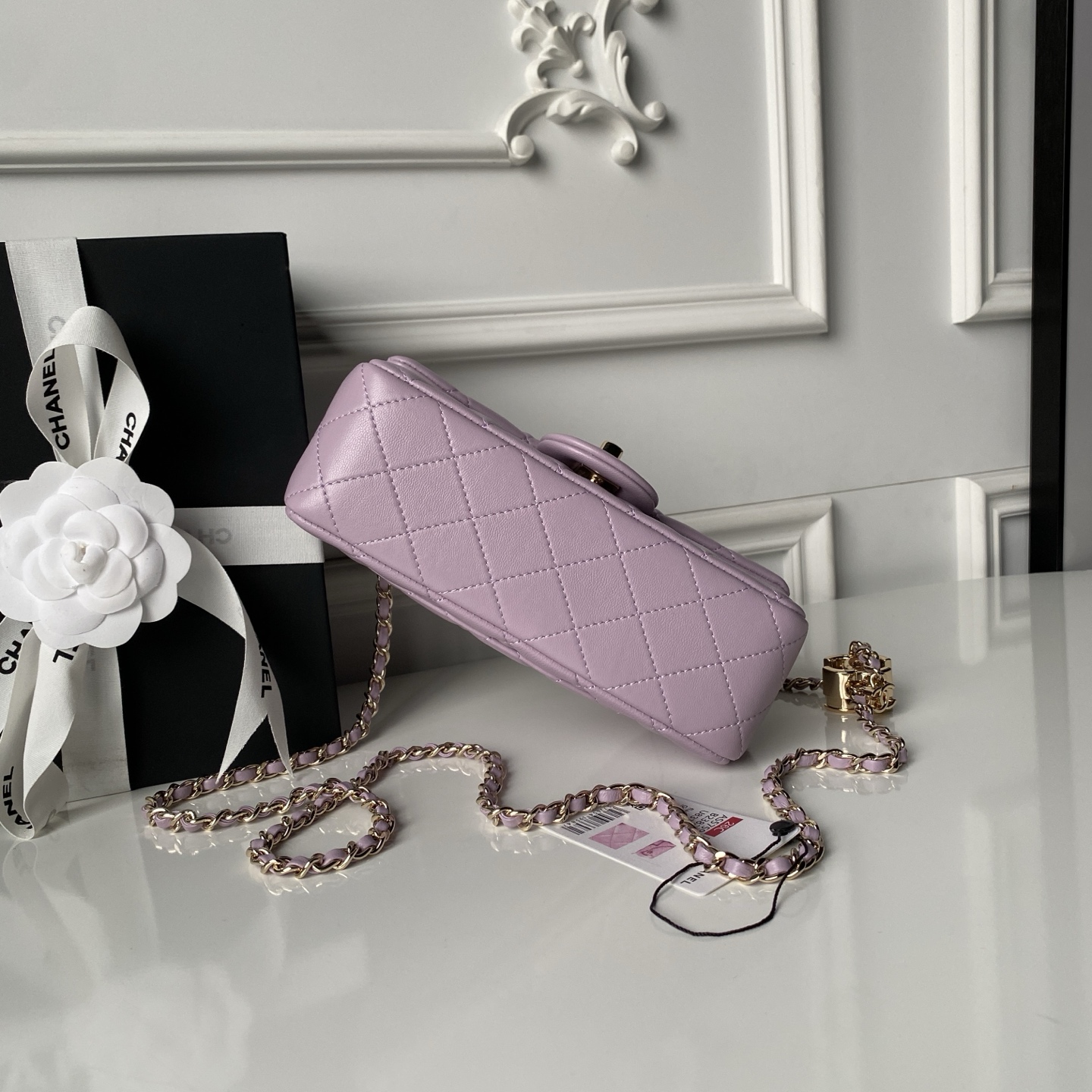 Chanel Style Leather Chain Bag style reference detail image 6 from source 776480