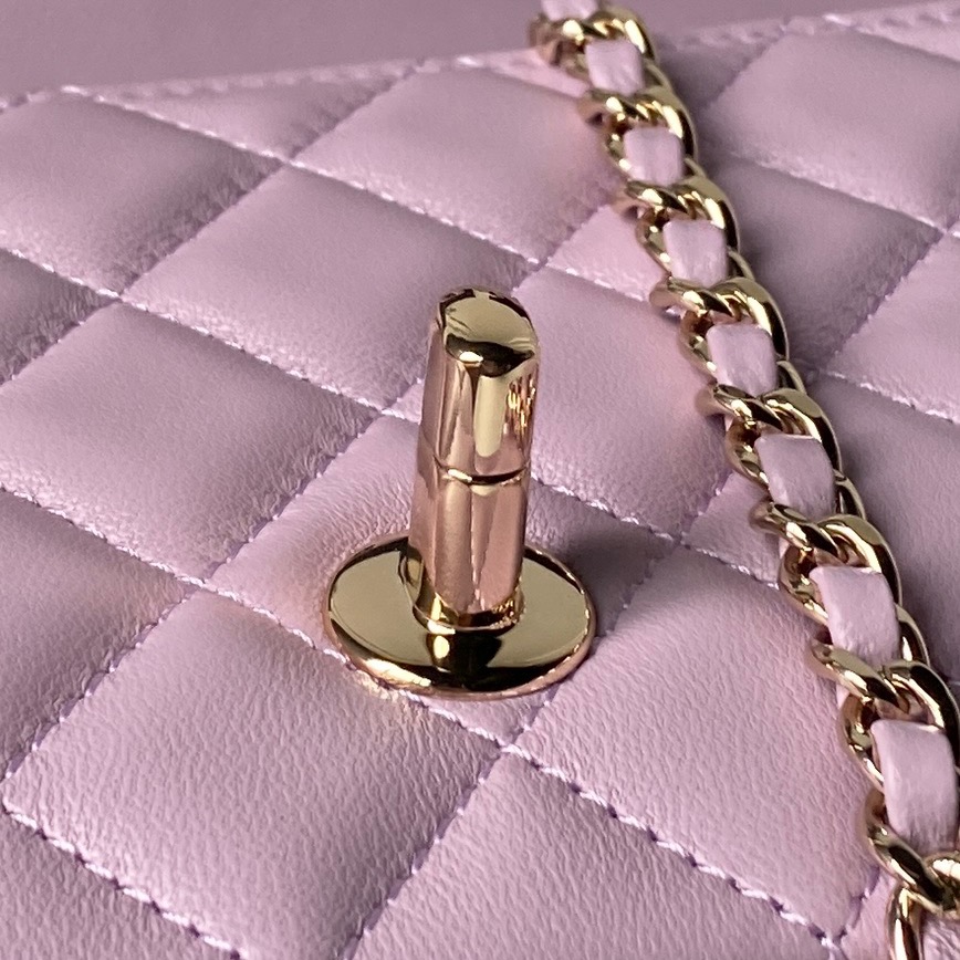 Chanel Style Leather Chain Bag style reference detail image 7 from source 776480