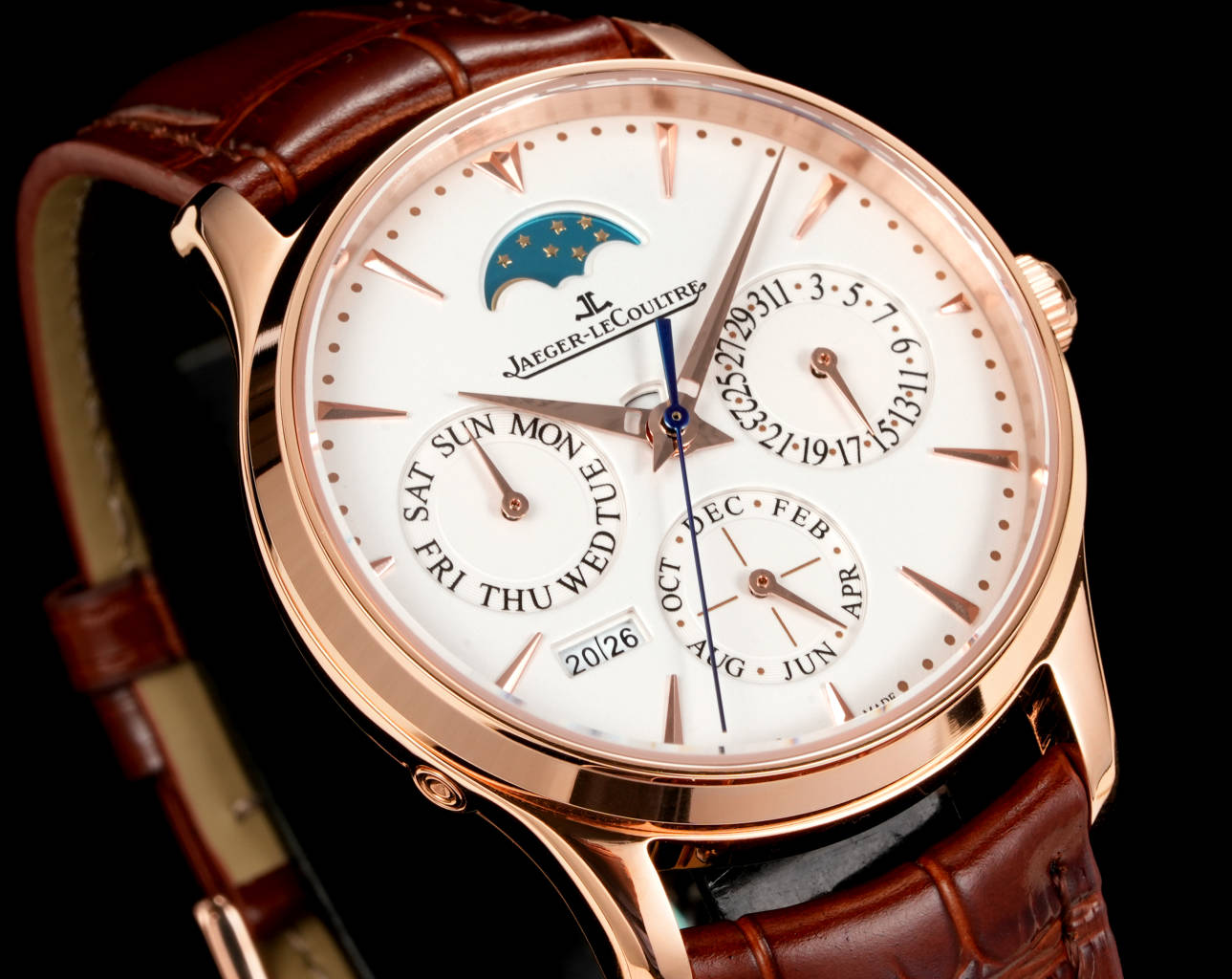 Innovative Watch with White and Gold Elements, Advanced Calendar and Alarm Features - 图片 3