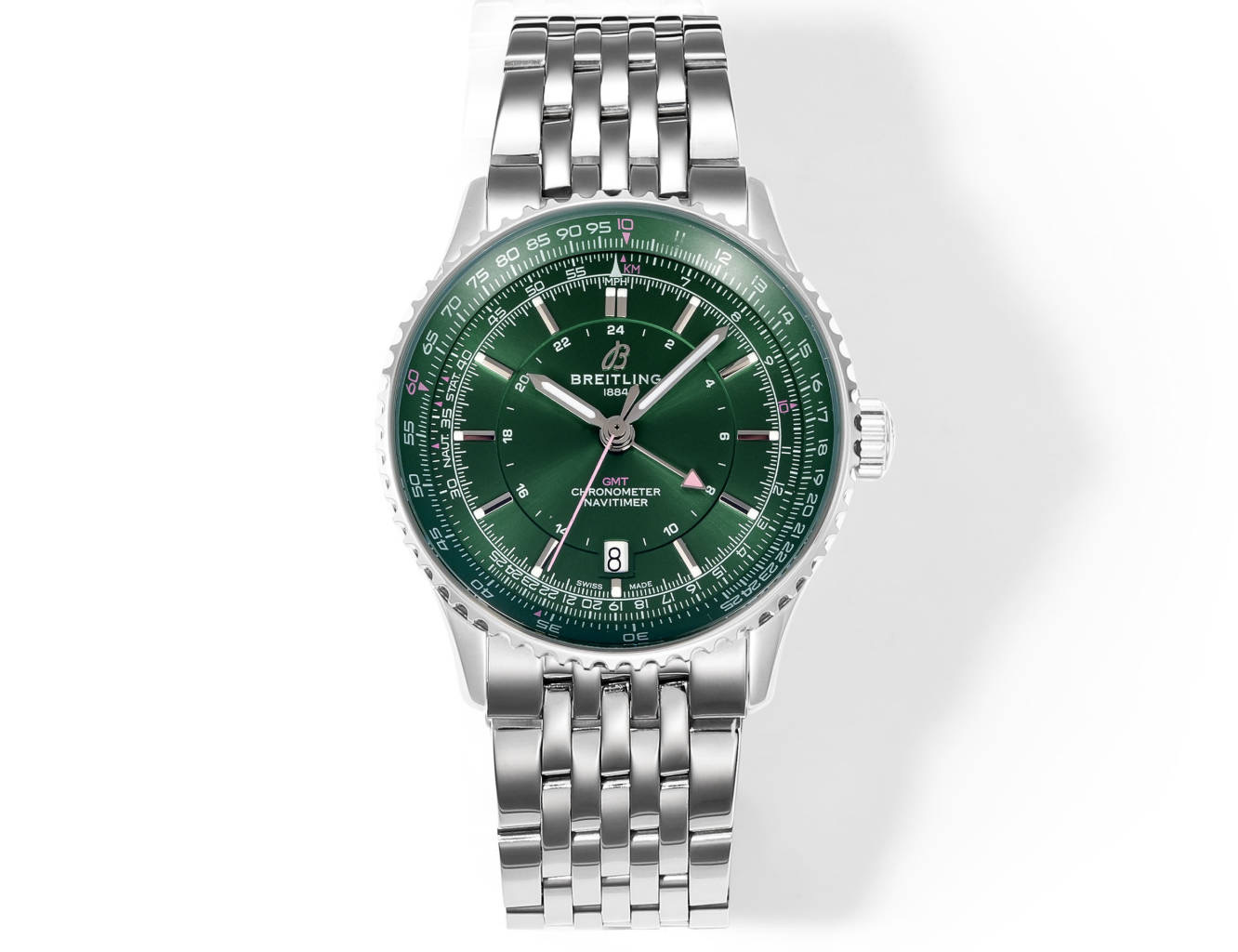 NO:340042,White Gold Steel Belt TW true interpretation, BreitLING Aviation Time 1 Series Arrival!  !  !  Another space pilot watch was born!  The new Breitling contains four major elements: solid and reliable, excellent functions, precision and aesthetics. It is a professional watch designed to challenge the most extreme environments and is the best partner to accompany the brave to experience the ultimate charm of high altitude and deep sea. 1: (diameter) 41MM, authentic one-to-one size 2: (movement) equipped with Seagull 2824 movement, super stable performance 3: (width) is made of imported Italian cowhide, wear-resistant and dirt-resistant, just like the genuine product, extremely comfortable to wear!  4: (mirror) curved sapphire, double-sided anti-glare treatment 5: (literal) The literal color is the same as the genuine product, perfectly restoring every detail!  Please identify the exclusive quality. Exquisite recommendations for men's mechanical watches. You can carefully create super real-life pictures for you, breitling, cowhide19860909白 金 钢带 TW真情演绎,百年灵 BREITLING 航空计时1系列 到货！！！又一枚航天飞行员腕表由此诞生！新款百年灵包含了四大要素坚固可靠、功能卓越、精密准确和美学观感.它,是专为挑战最极端环境而设计的专业腕表,是陪伴勇者感受高空深海极致魅力的最佳伙伴.1:（直径）41MM,正品一比一尺寸打造 2:（机芯）搭载海鸥2824机芯,稳定性能超强 3:（表带）采用进口意大利牛皮,耐磨耐脏,同正品一样,佩戴极具舒适！4:（镜面）弧面蓝宝石,双面防眩处理 5:（字面）字面颜色同正品一样,完美还原每个细节！ 请认准独家品质 精致推荐男士机械腕表 为你精心打造超真实实物图拍摄,,breitling,cowhide,Watch