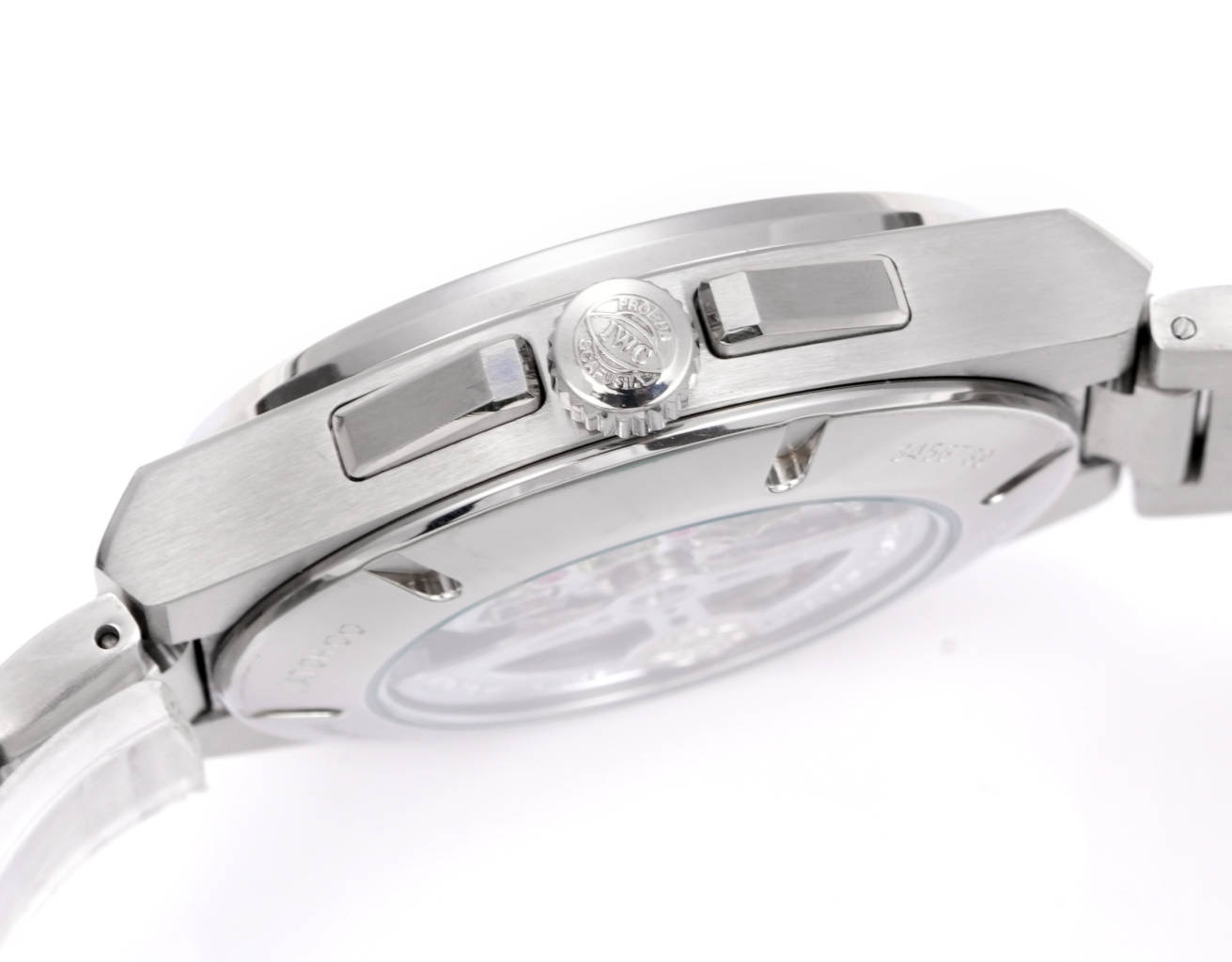 IWC Ingenieur Perpetual Calendar stainless steel case and bracelet, blue dial 41mm Men's Automatic