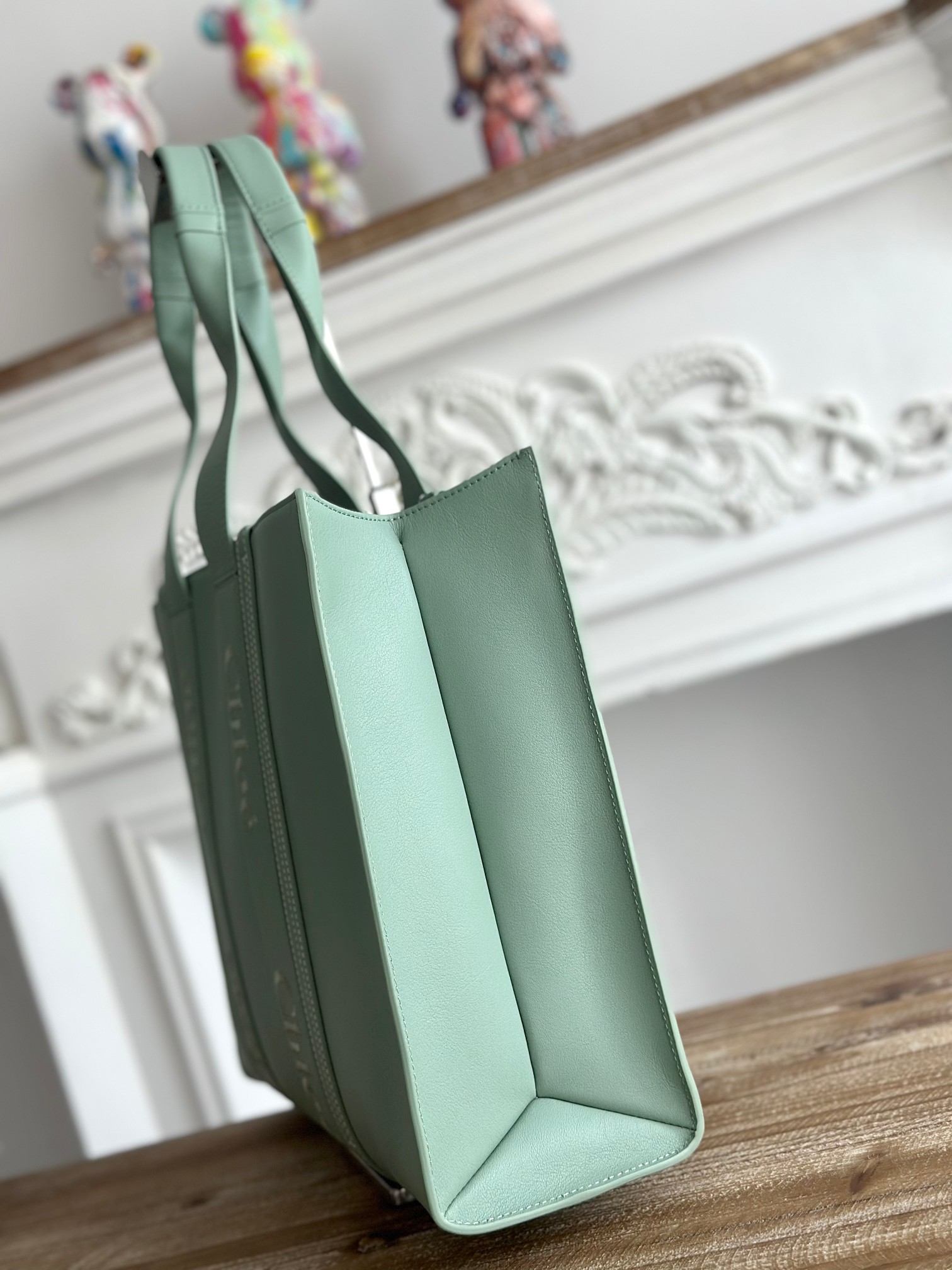 Chloé Large size mint green-all cow leather