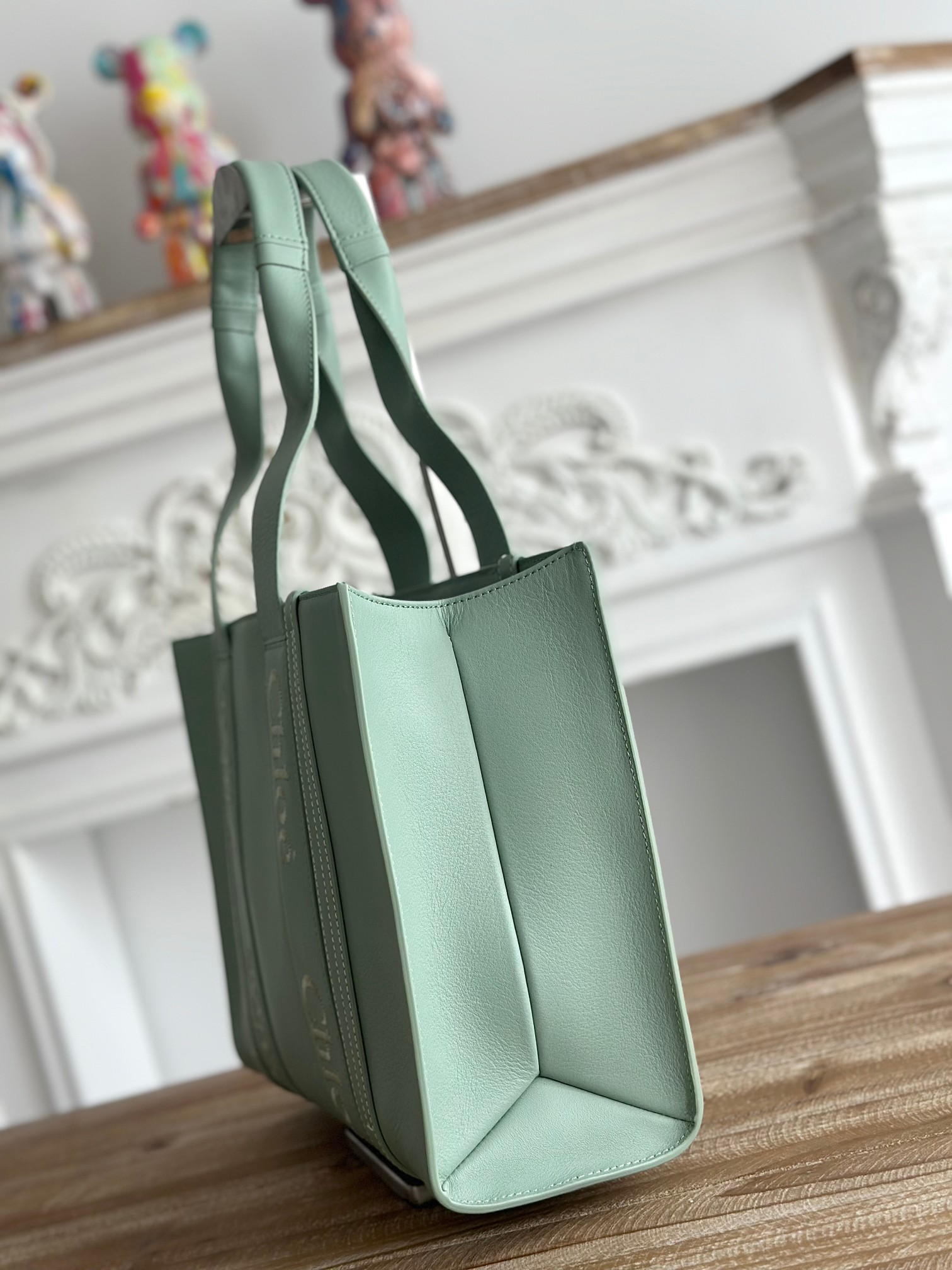 Chloé Medium Mint Green-Full Cow Leather