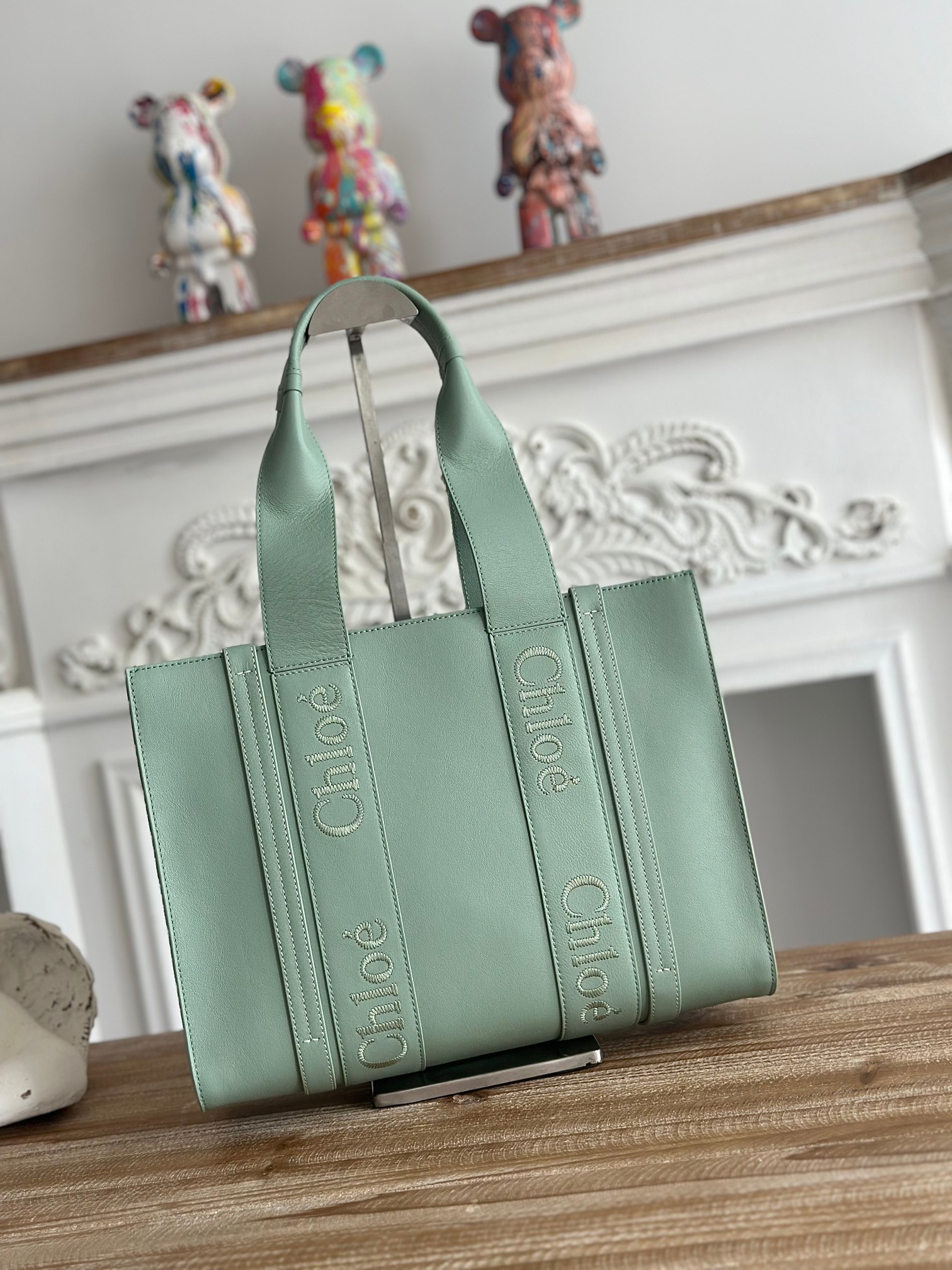 Chloé Medium Mint Green-Full Cow Leather