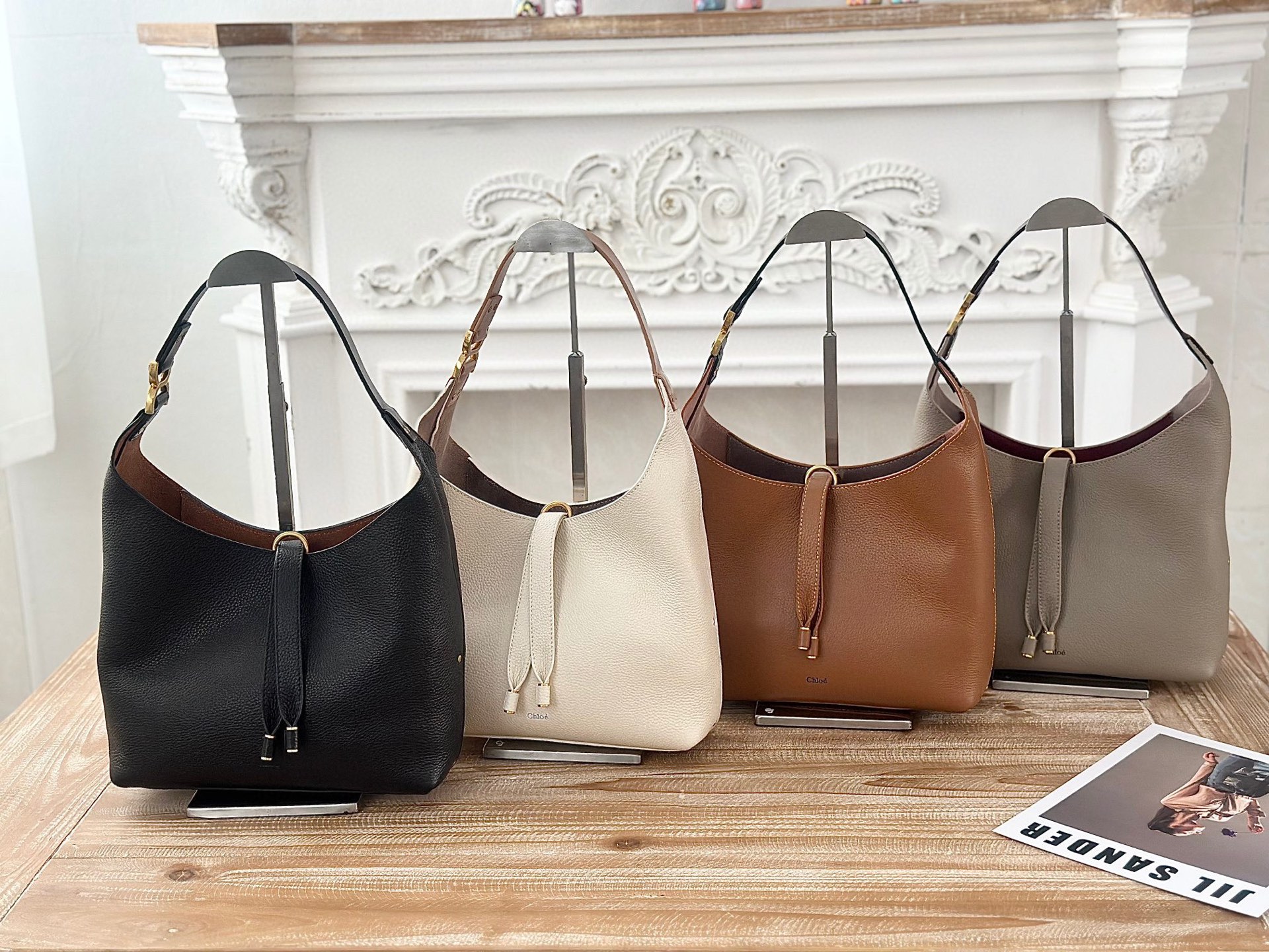 Chloé Hobo large and small sizes four colors