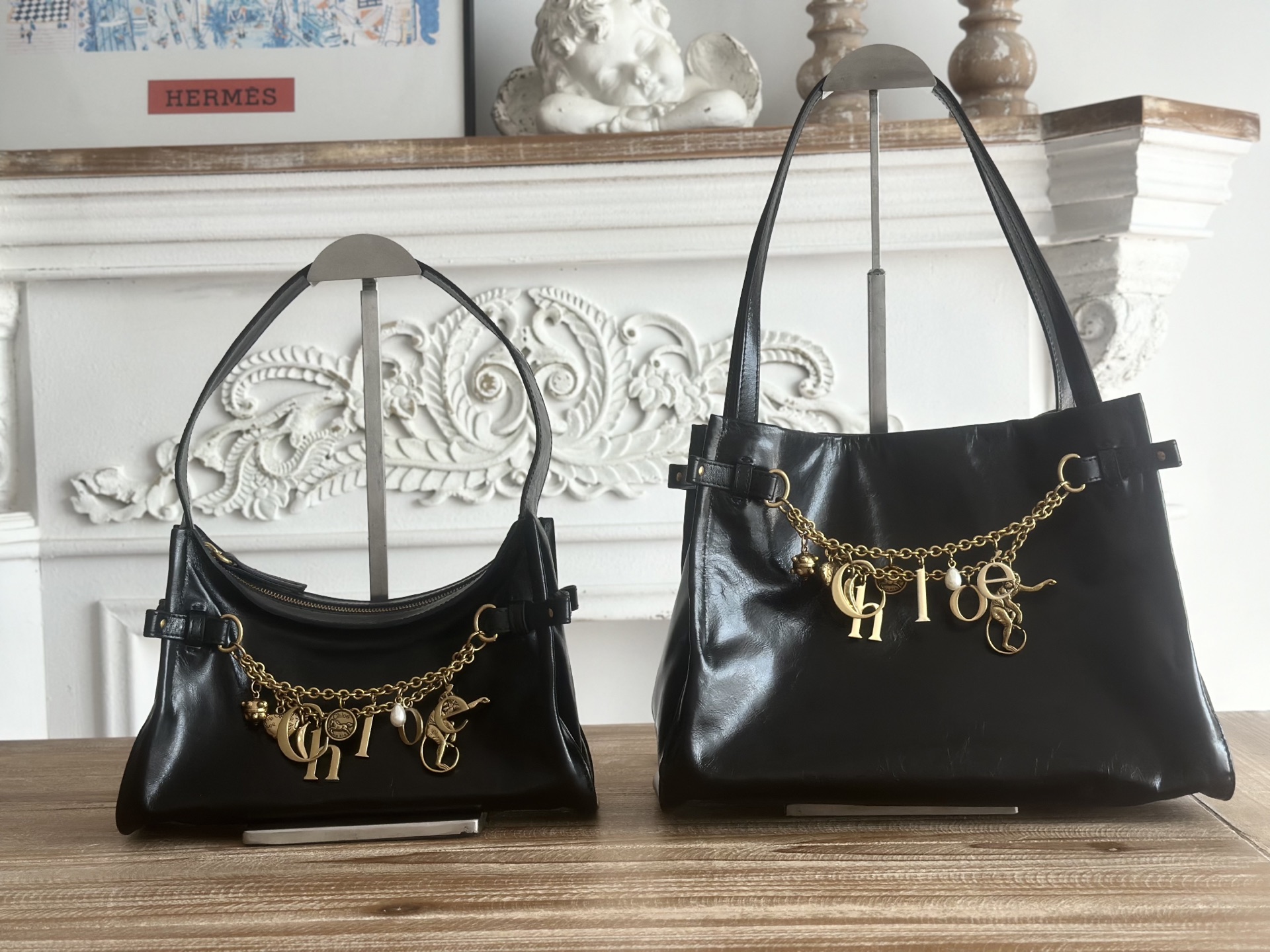 Chloé black large small
