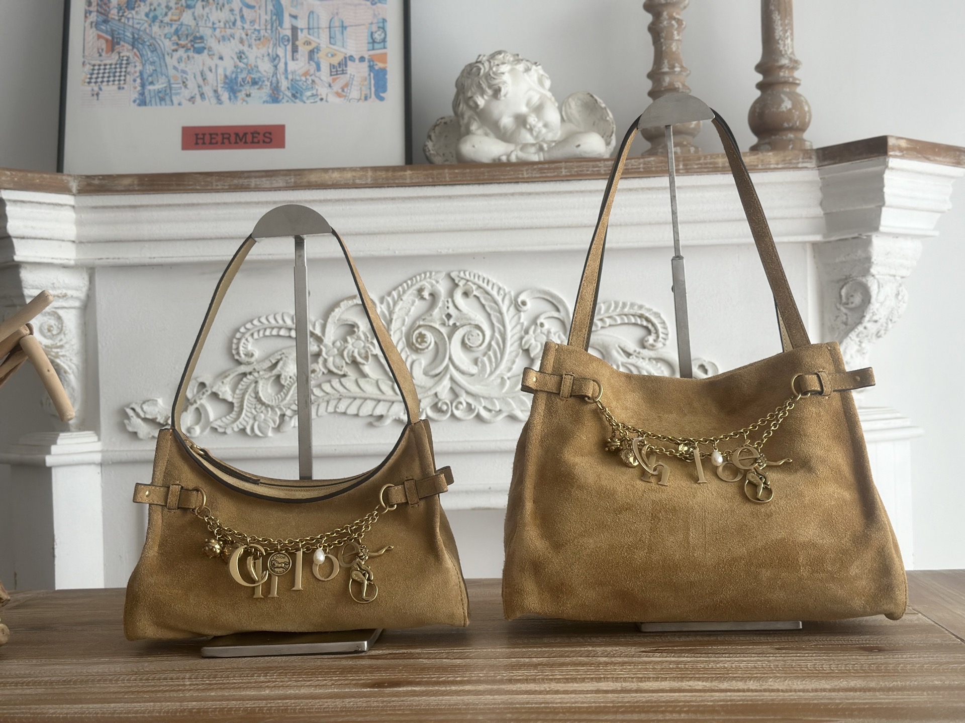 Chloé 325 camel large small