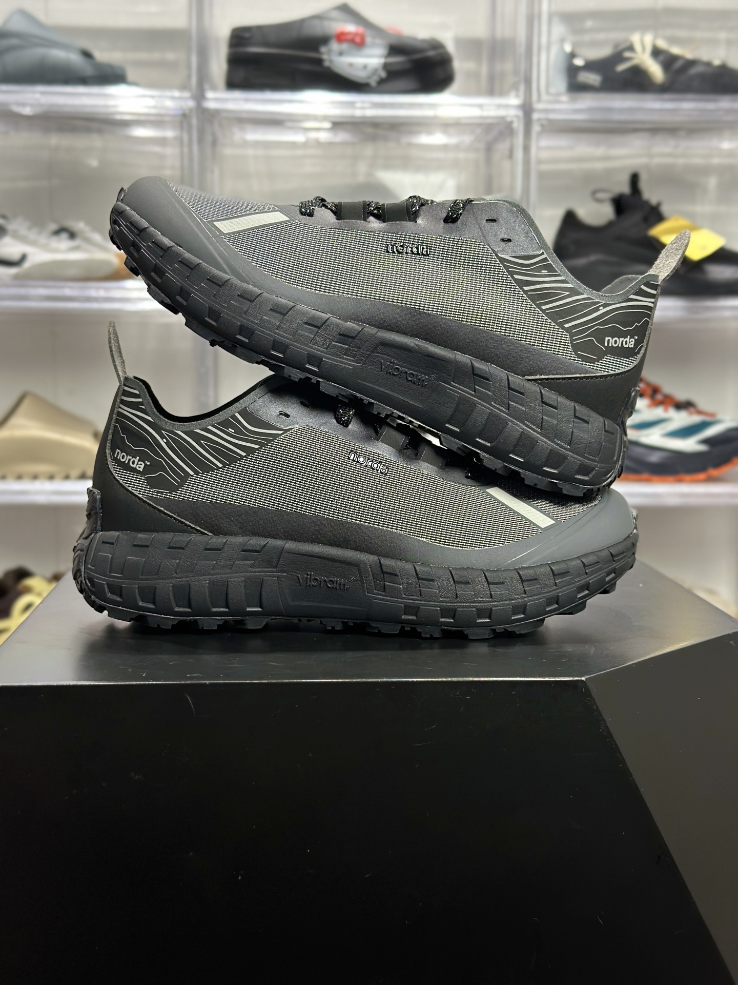 norda 001 G+ SPIKES W BLK 冰雪防滑越野跑鞋-High Quatity Cheap Brand wholesale wholesaler seller Clothes Bags handbags Sneakers Top Fashion Clothing Shoes from China Factory Chinese suppliers best Quality Beautiful Price norda 001 G+ SPIKES W BLK 冰雪防滑越野跑鞋
