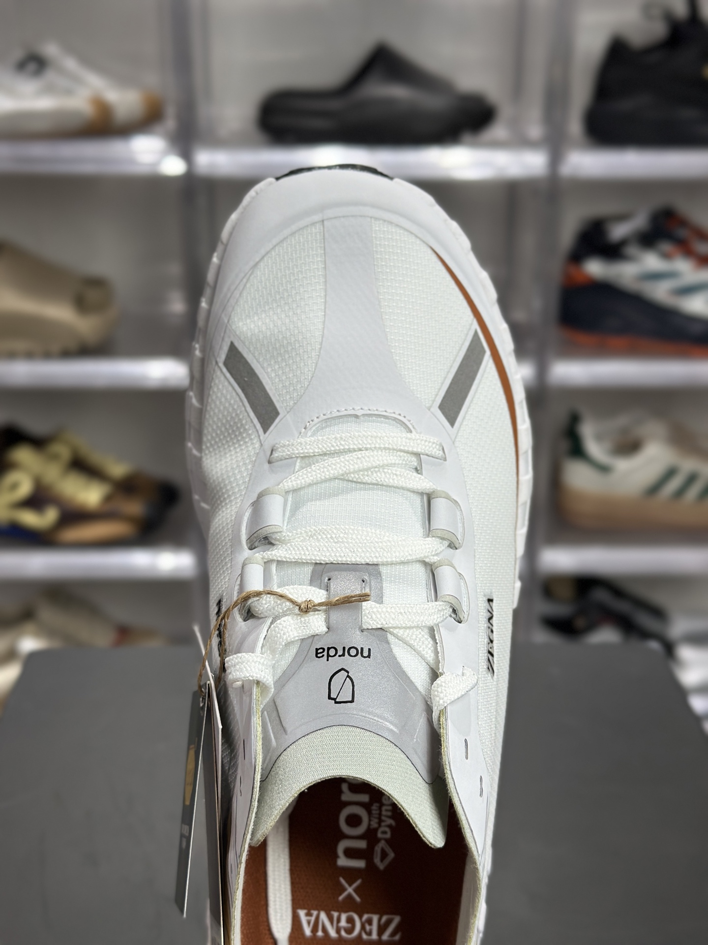 ZEGNA x norda 001 白棕科技面料户外运动鞋-High Quatity Cheap Brand wholesale wholesaler seller Clothes Bags handbags Sneakers Top Fashion Clothing Shoes from China Factory Chinese suppliers best Quality Beautiful Price ZEGNA x norda 001 白棕科技面料户外运动鞋