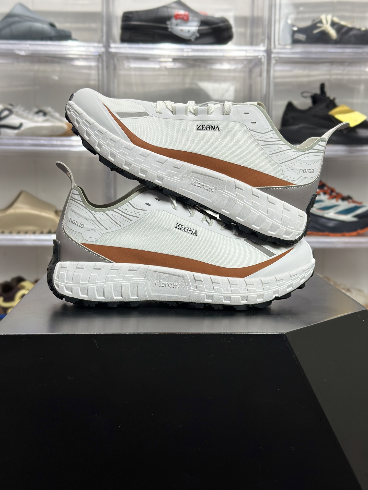 ZEGNA x norda 001 白棕科技面料户外运动鞋-High Quatity Cheap Brand wholesale wholesaler seller Clothes Bags handbags Sneakers Top Fashion Clothing Shoes from China Factory Chinese suppliers best Quality Beautiful Price ZEGNA x norda 001 白棕科技面料户外运动鞋