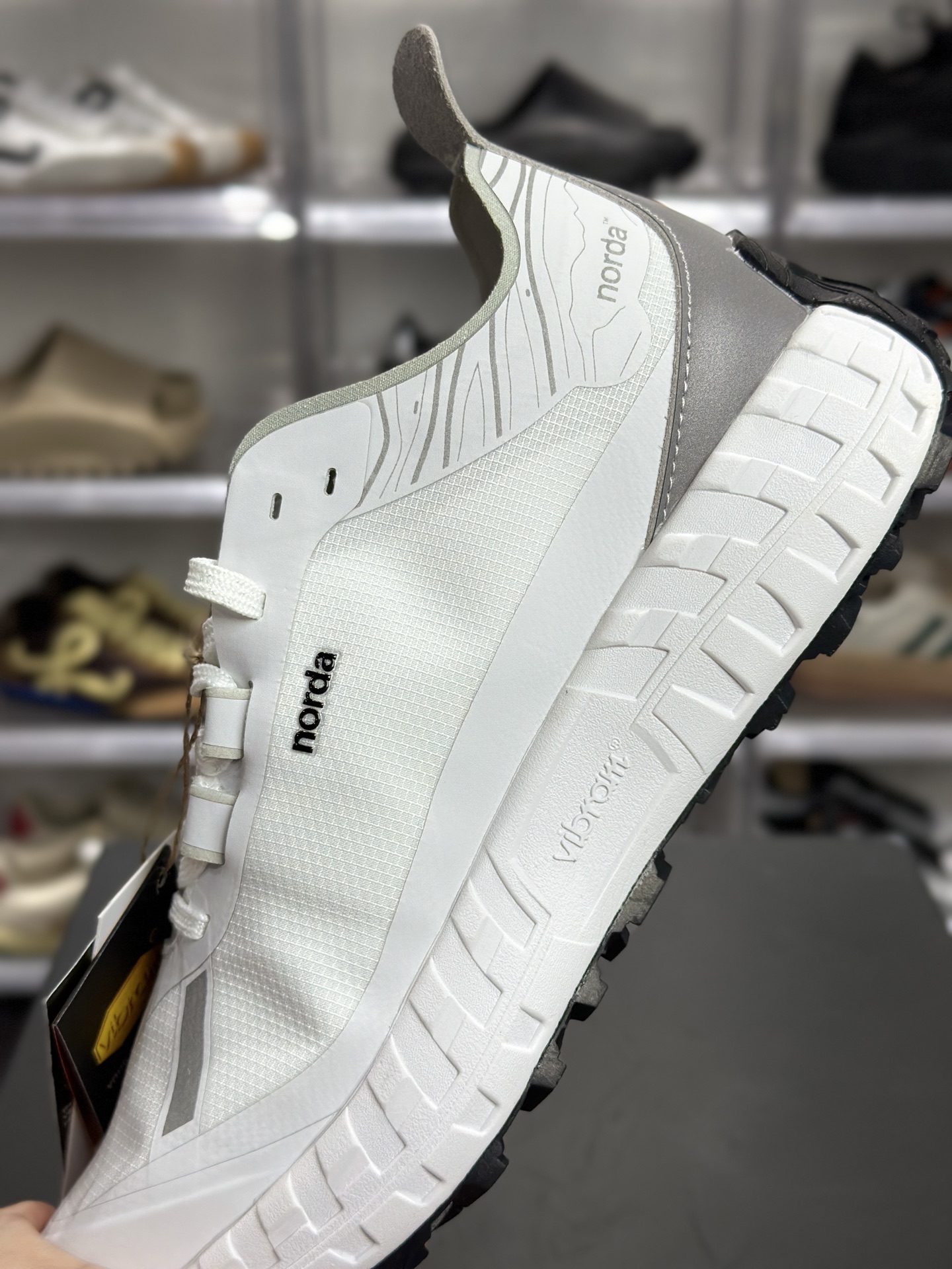 ZEGNA x norda 001 白棕科技面料户外运动鞋-High Quatity Cheap Brand wholesale wholesaler seller Clothes Bags handbags Sneakers Top Fashion Clothing Shoes from China Factory Chinese suppliers best Quality Beautiful Price ZEGNA x norda 001 白棕科技面料户外运动鞋