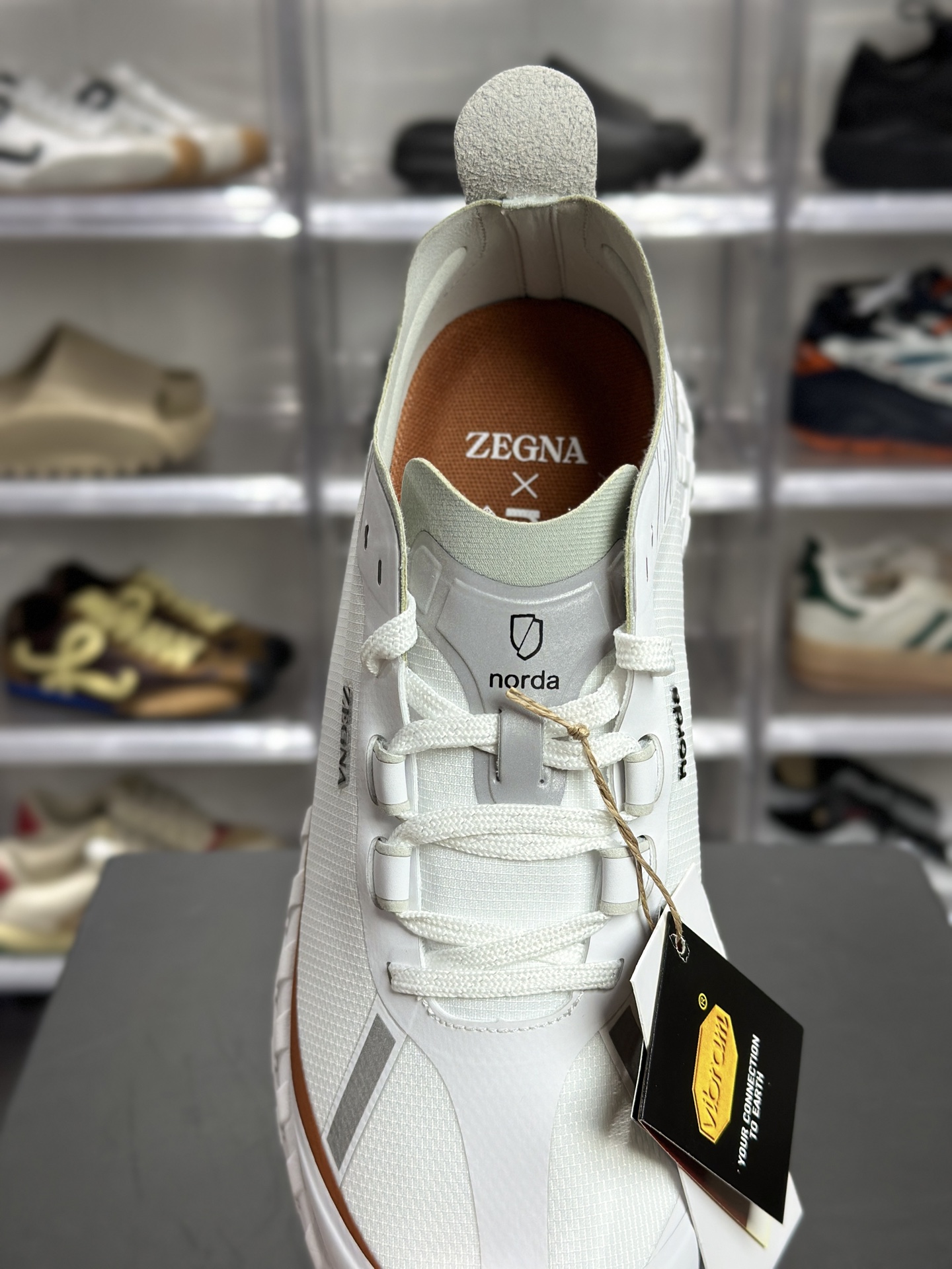 ZEGNA x norda 001 白棕科技面料户外运动鞋-High Quatity Cheap Brand wholesale wholesaler seller Clothes Bags handbags Sneakers Top Fashion Clothing Shoes from China Factory Chinese suppliers best Quality Beautiful Price ZEGNA x norda 001 白棕科技面料户外运动鞋