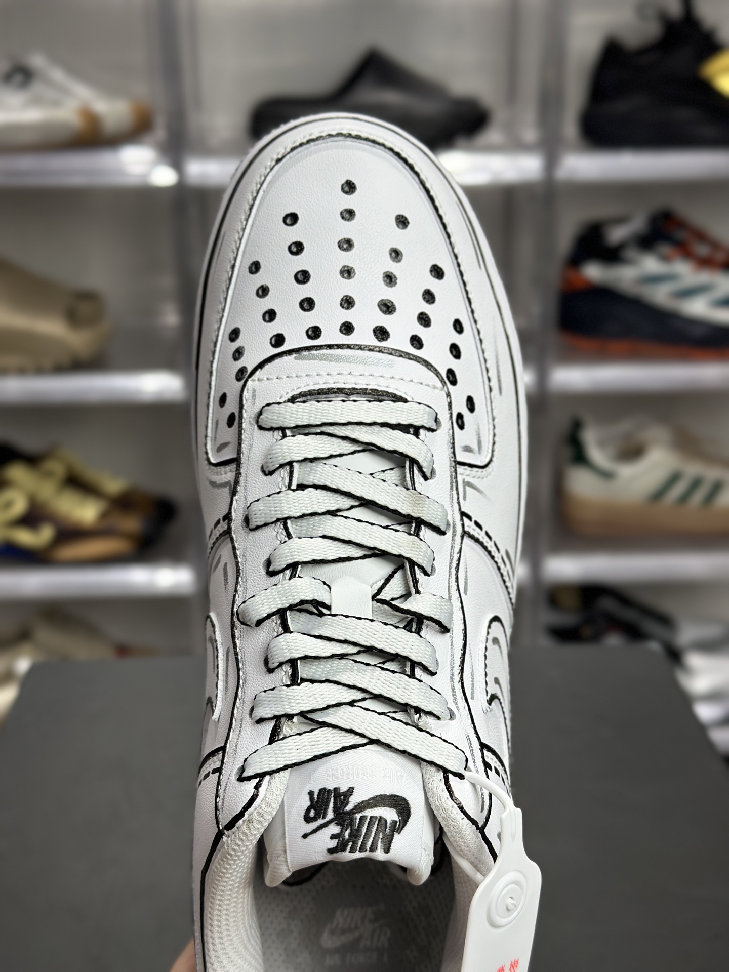 Nike Air Force 1 '07 “Sketch” 手绘线稿板鞋 CV2288-111-High Quatity Cheap Brand wholesale wholesaler seller Clothes Bags handbags Sneakers Top Fashion Clothing Shoes from China Factory Chinese suppliers best Quality Beautiful Price Nike Air Force 1 '07 “Sketch” 手绘线稿板鞋 CV2288-111