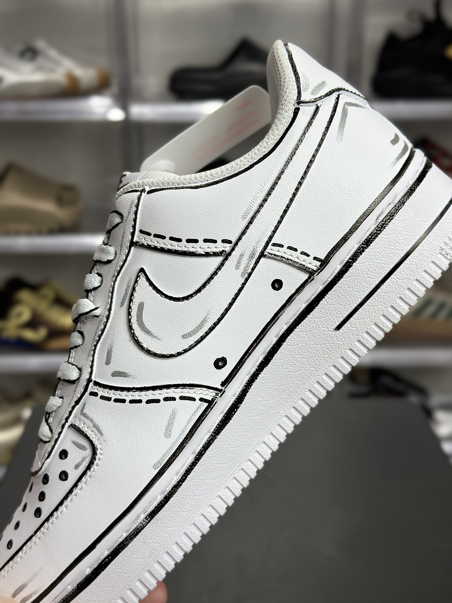 Nike Air Force 1 '07 “Sketch” 手绘线稿板鞋 CV2288-111-High Quatity Cheap Brand wholesale wholesaler seller Clothes Bags handbags Sneakers Top Fashion Clothing Shoes from China Factory Chinese suppliers best Quality Beautiful Price Nike Air Force 1 '07 “Sketch” 手绘线稿板鞋 CV2288-111