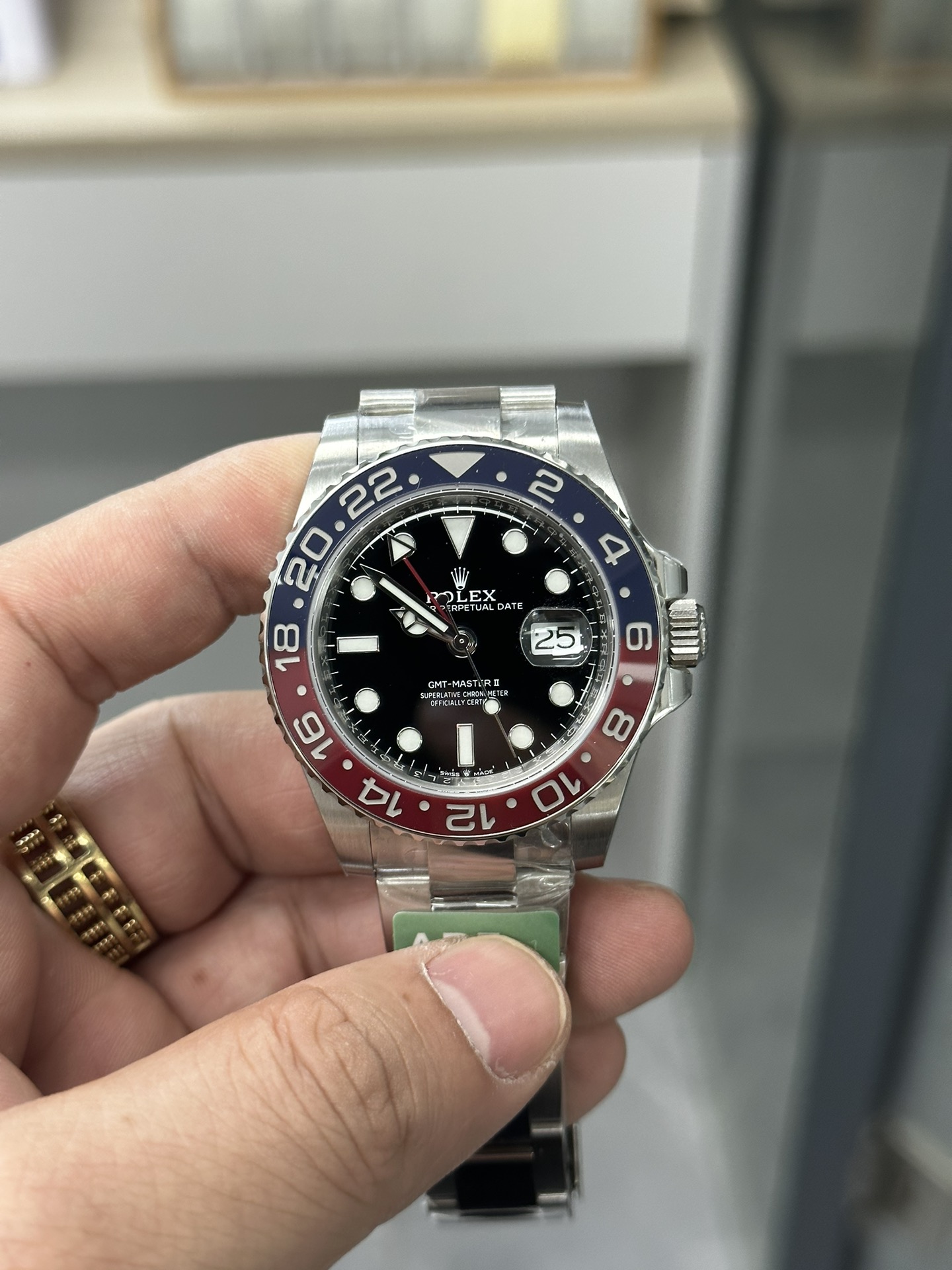 NO:147506,The latest version of ARF Coke circle Shanghai movement, the shell cover details are better than C, and the accessories are of the same origin, and the price is more beautiful!  ,19860909ARF最新版可乐圈上海机芯,壳套细节做的比C好配件同源,价格更漂亮！,,Watch