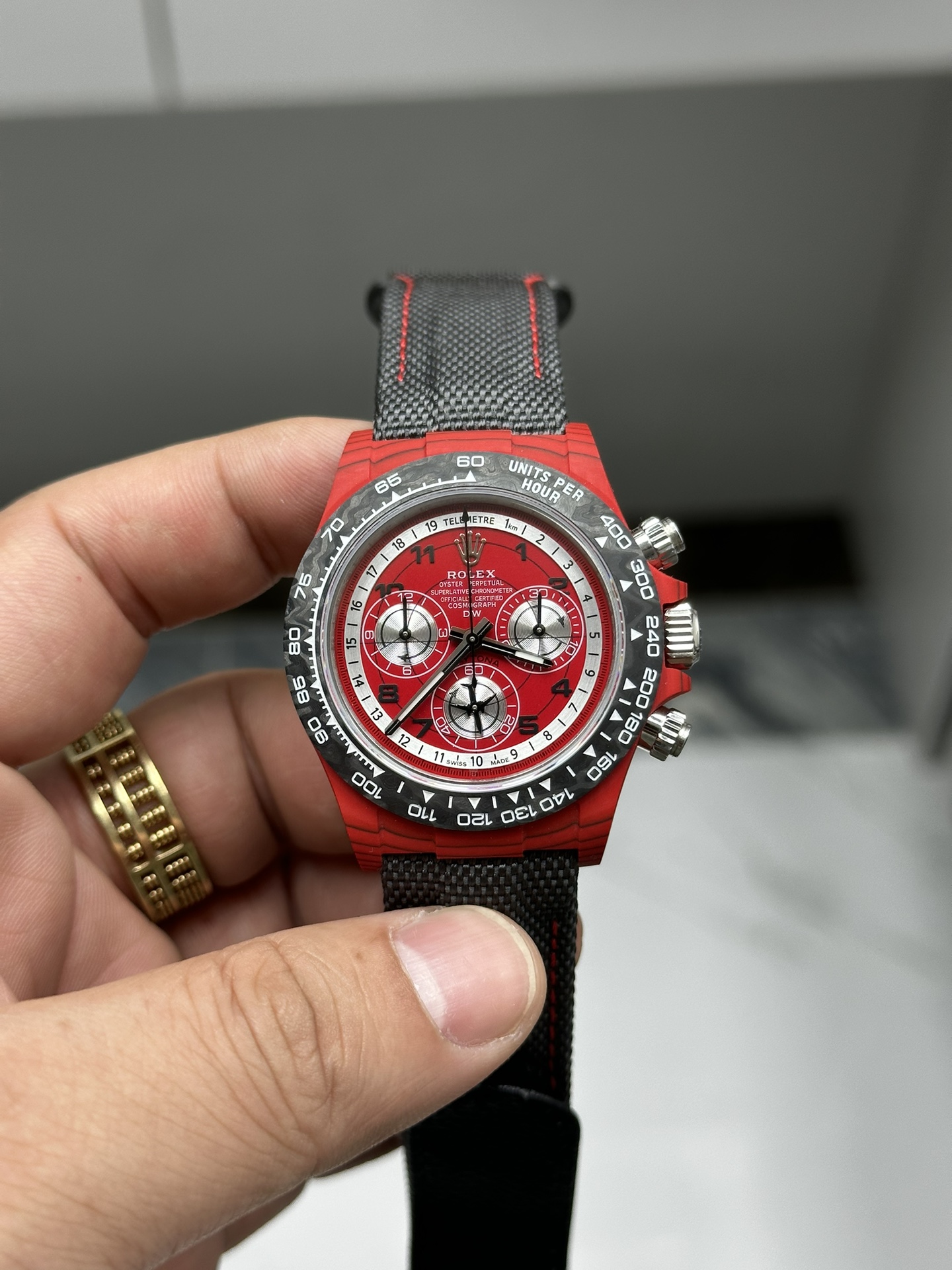 NO:146499,Diw carbon fiber movement spot,19860909diw碳纤维机芯现货,,Watch