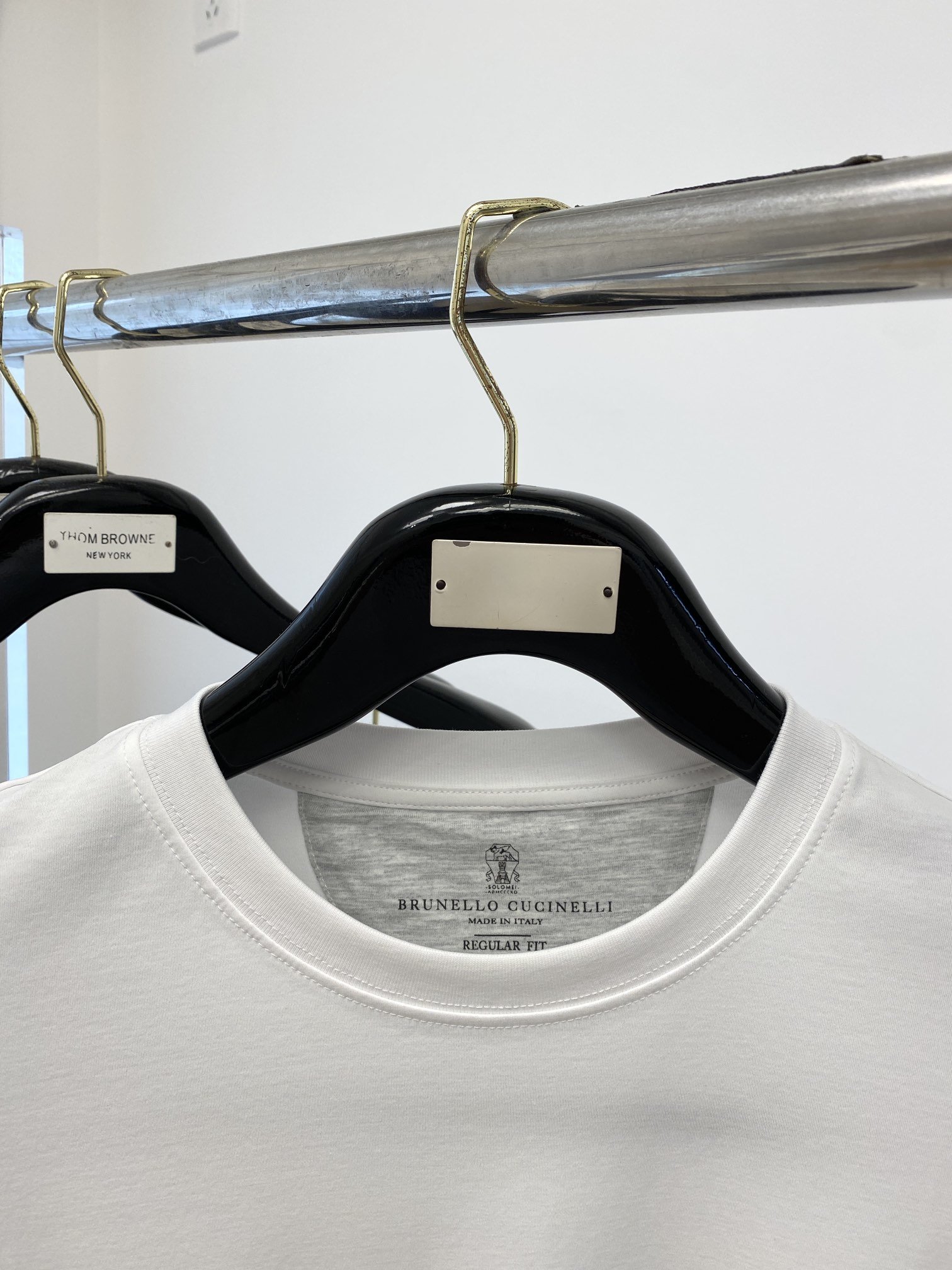BrunelloCuc1nelli2024新品短袖T恤帅气时尚胸前顶级印花图案字母logo简约百搭款面料