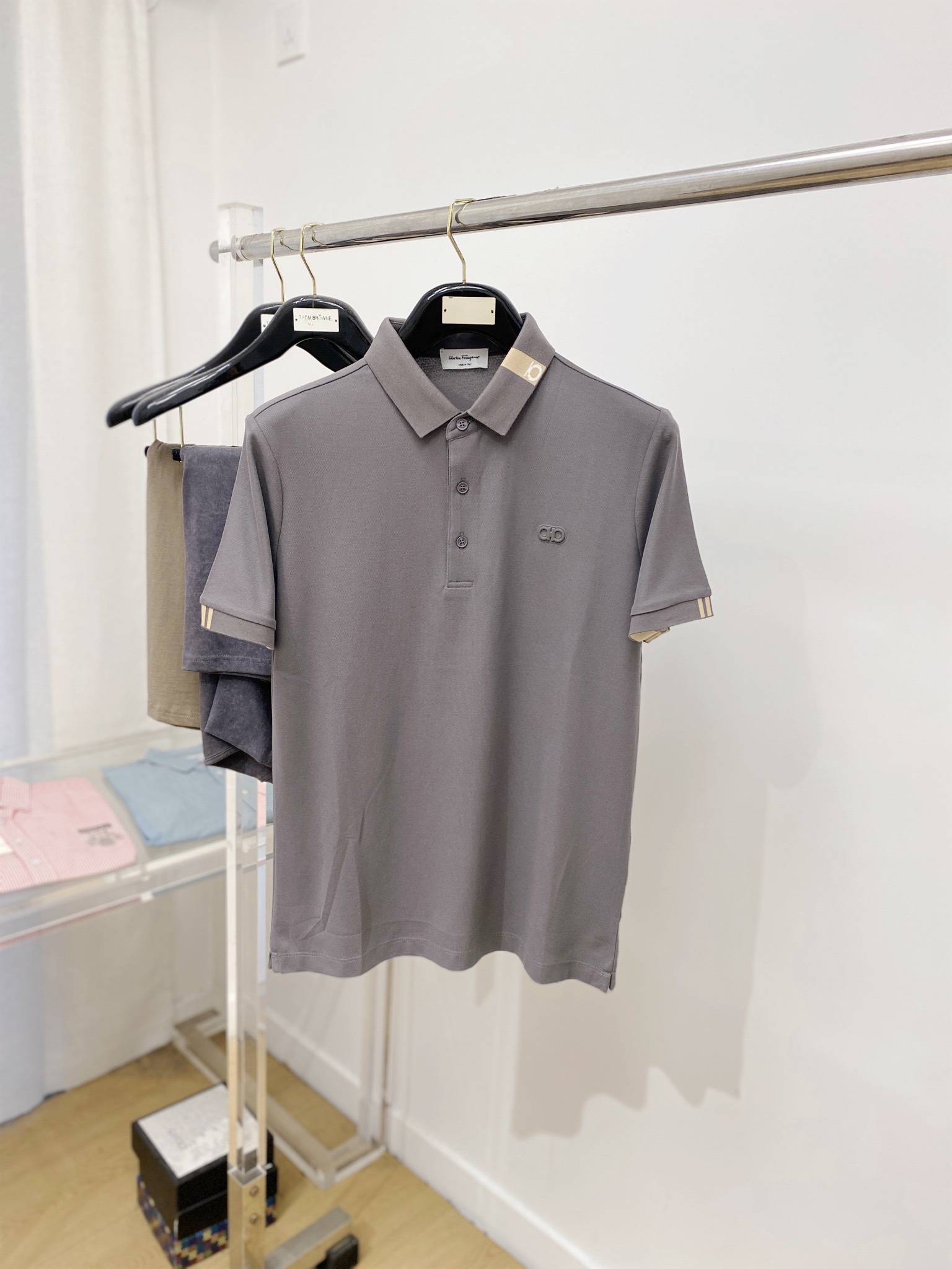“Philagemu 2024 Short-Sleeve T-Shirts: Handsome Curvature Design, Cotton Fabric, Sizes M-3XL”