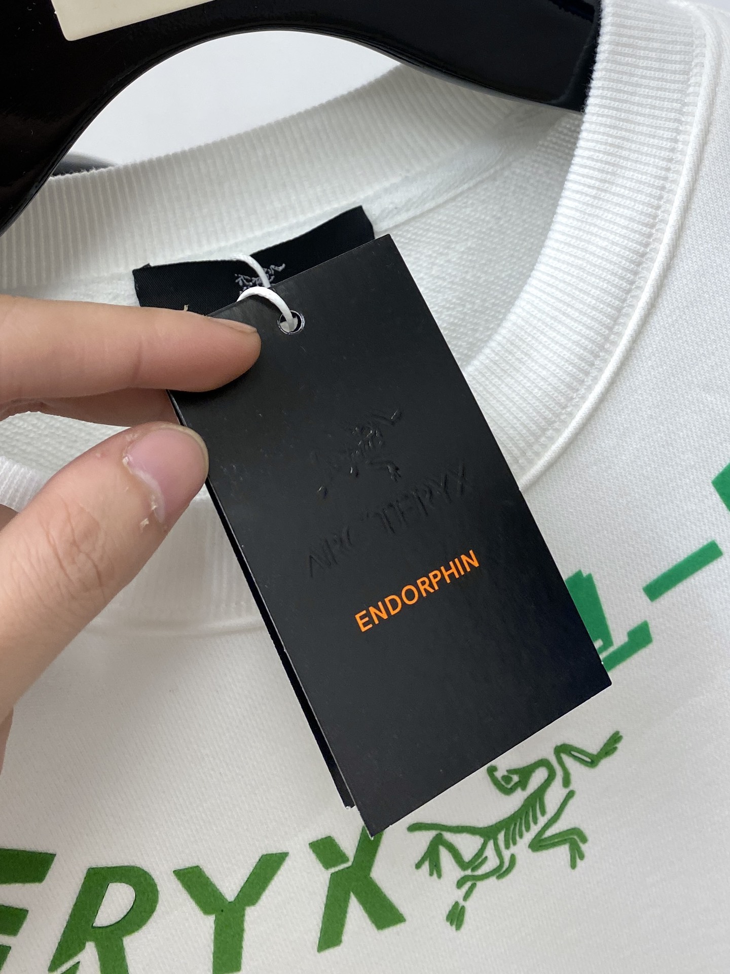 
始祖鸟、新品卫衣，帅气时尚，领口顶级印胶印花图案字母logo，简约百搭款。面料棉 不仅挺括，保持潮流的